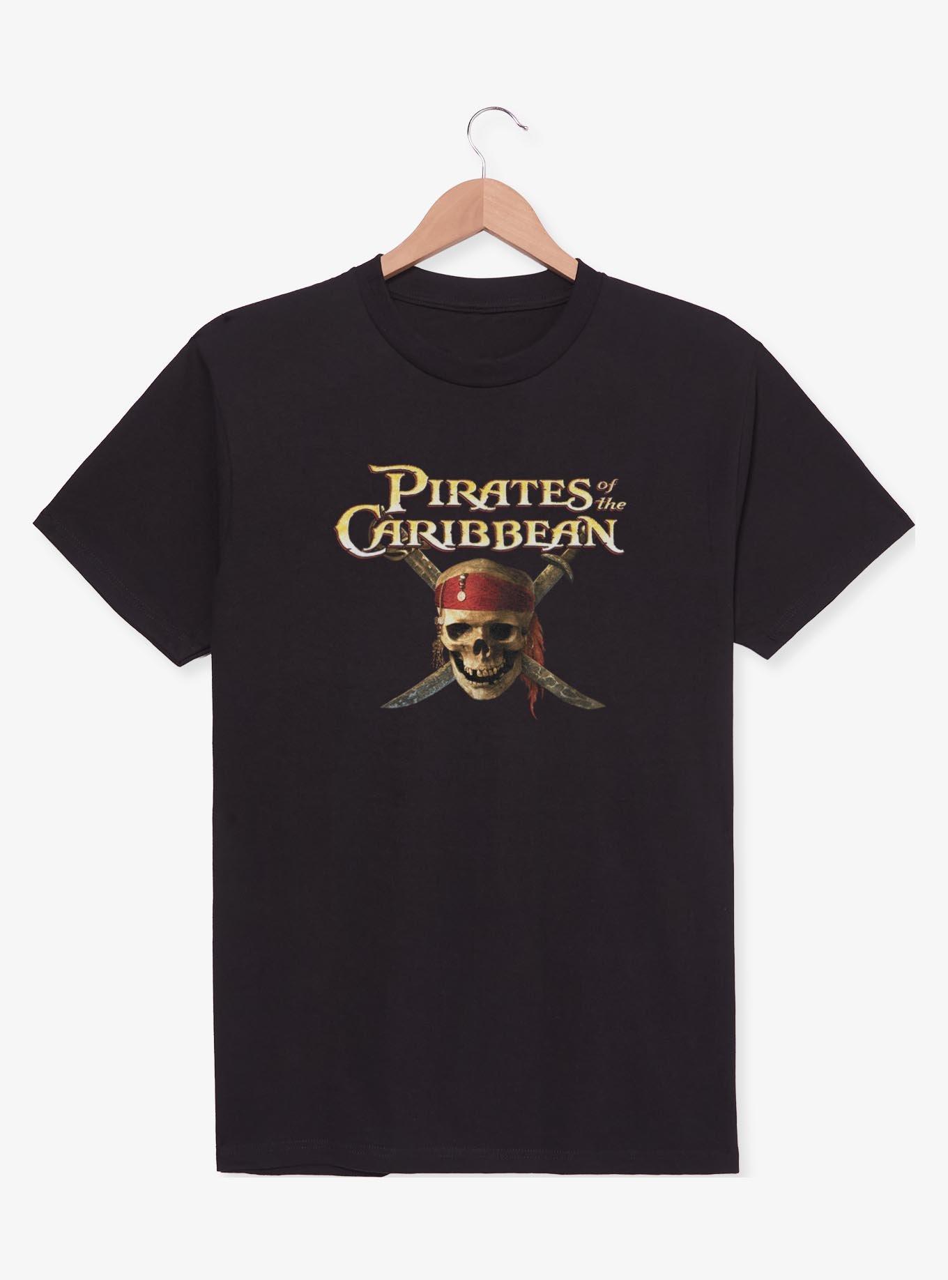 Disney Pirates of the Caribbean Skull Cross T-Shirt - BLACK | BoxLunch