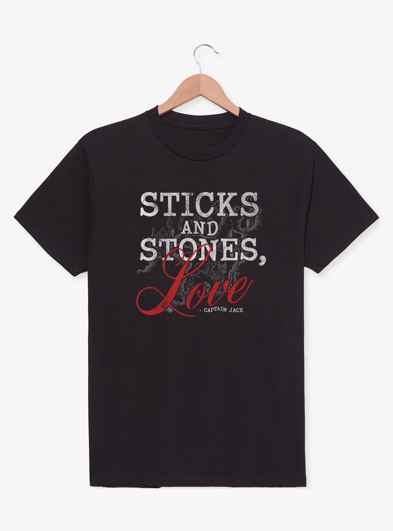 Disney Pirates of the Caribbean Sticks And Stones Love T-Shirt