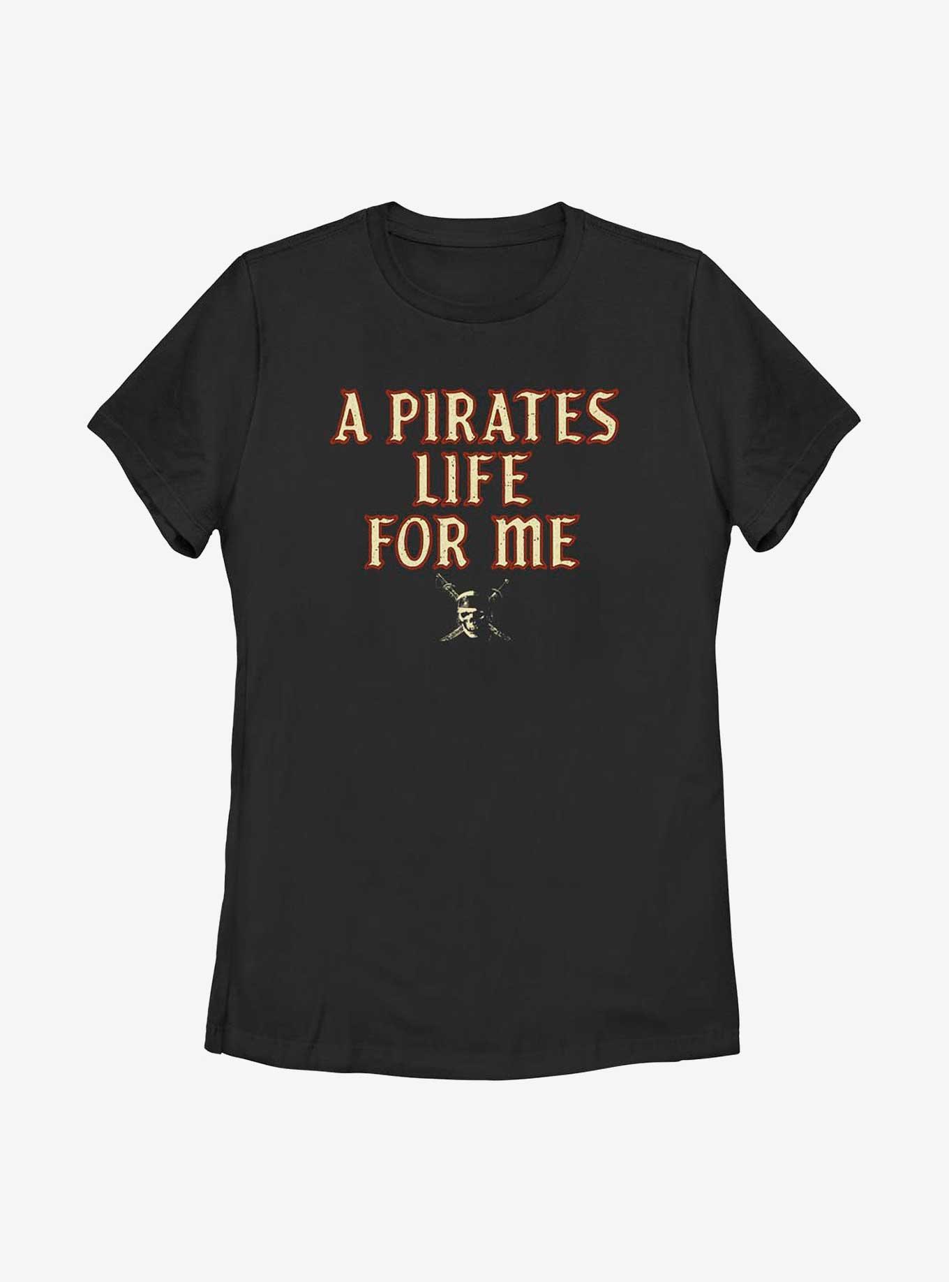 Disney Pirates of the Caribbean A Pirates Life For Me Womens T-Shirt, BLACK, hi-res