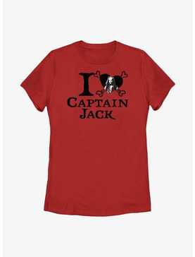 Disney Pirates of the Caribbean Captain Jack Love Womens T-Shirt, , hi-res
