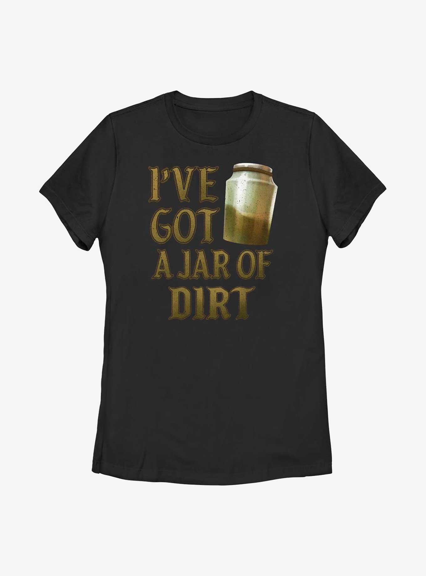Disney Pirates of the Caribbean Jar Of Dirt Womens T-Shirt, BLACK, hi-res