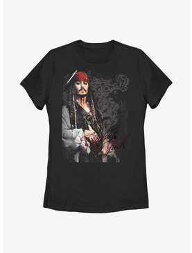 Disney Pirates of the Caribbean Ornate Captain Jack Womens T-Shirt, , hi-res
