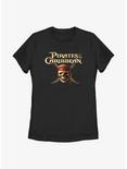 Disney Pirates of the Caribbean Skull Cross Womens T-Shirt, BLACK, hi-res