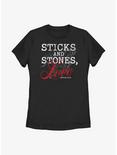 Disney Pirates of the Caribbean Sticks And Stones Love Womens T-Shirt, BLACK, hi-res