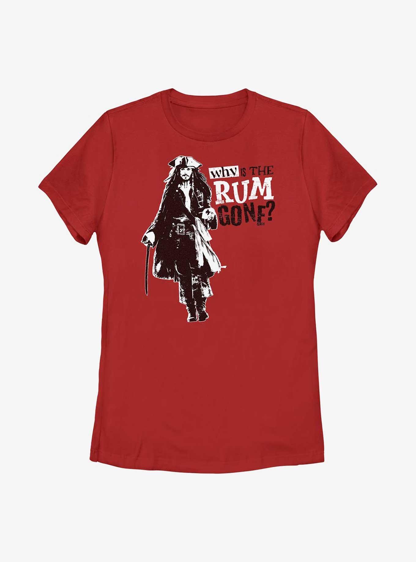 Disney Pirates of the Caribbean Why Is The Rum Gone Womens T-Shirt, , hi-res