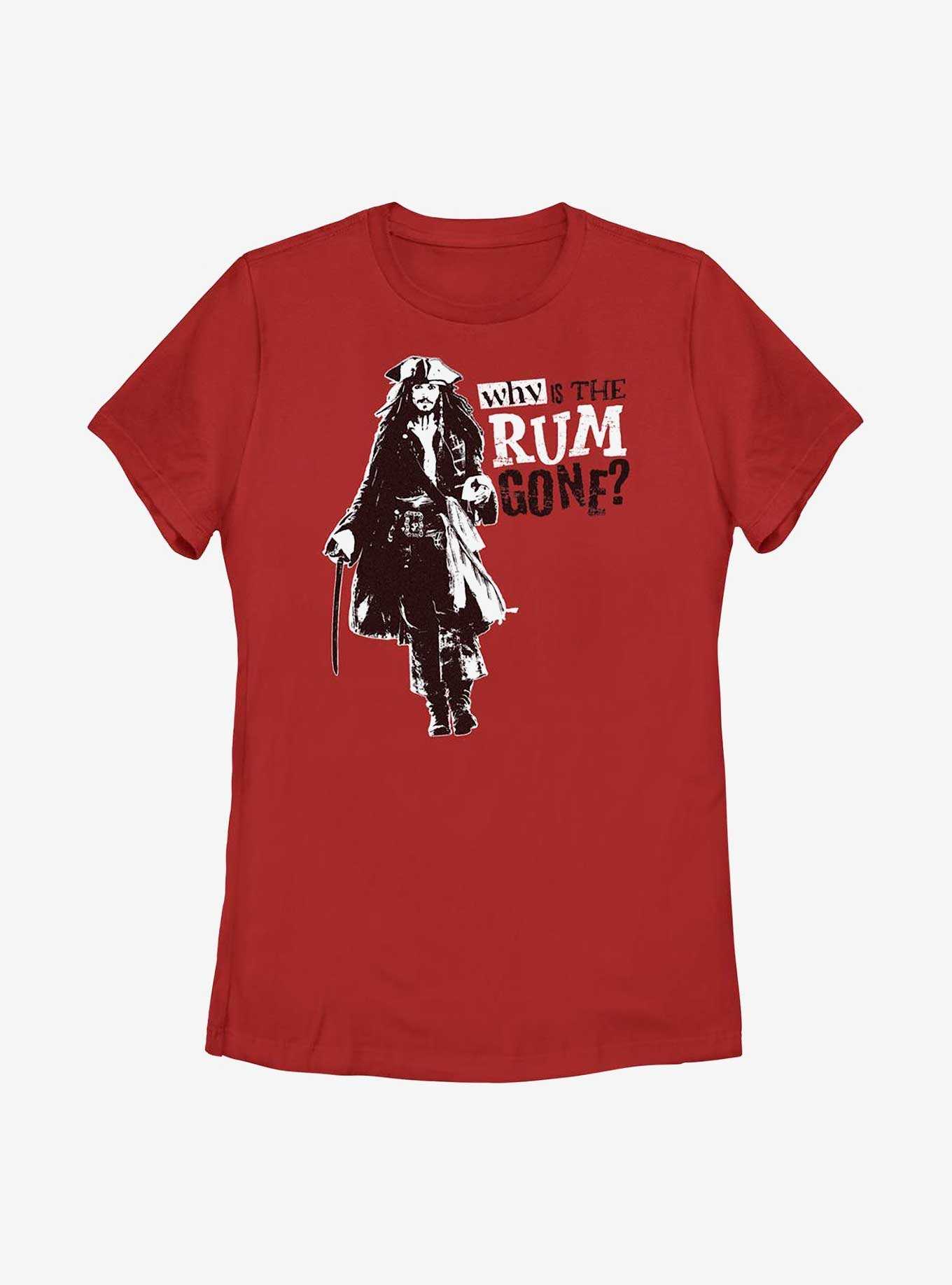 Disney Pirates of the Caribbean Why Is The Rum Gone Womens T-Shirt, , hi-res