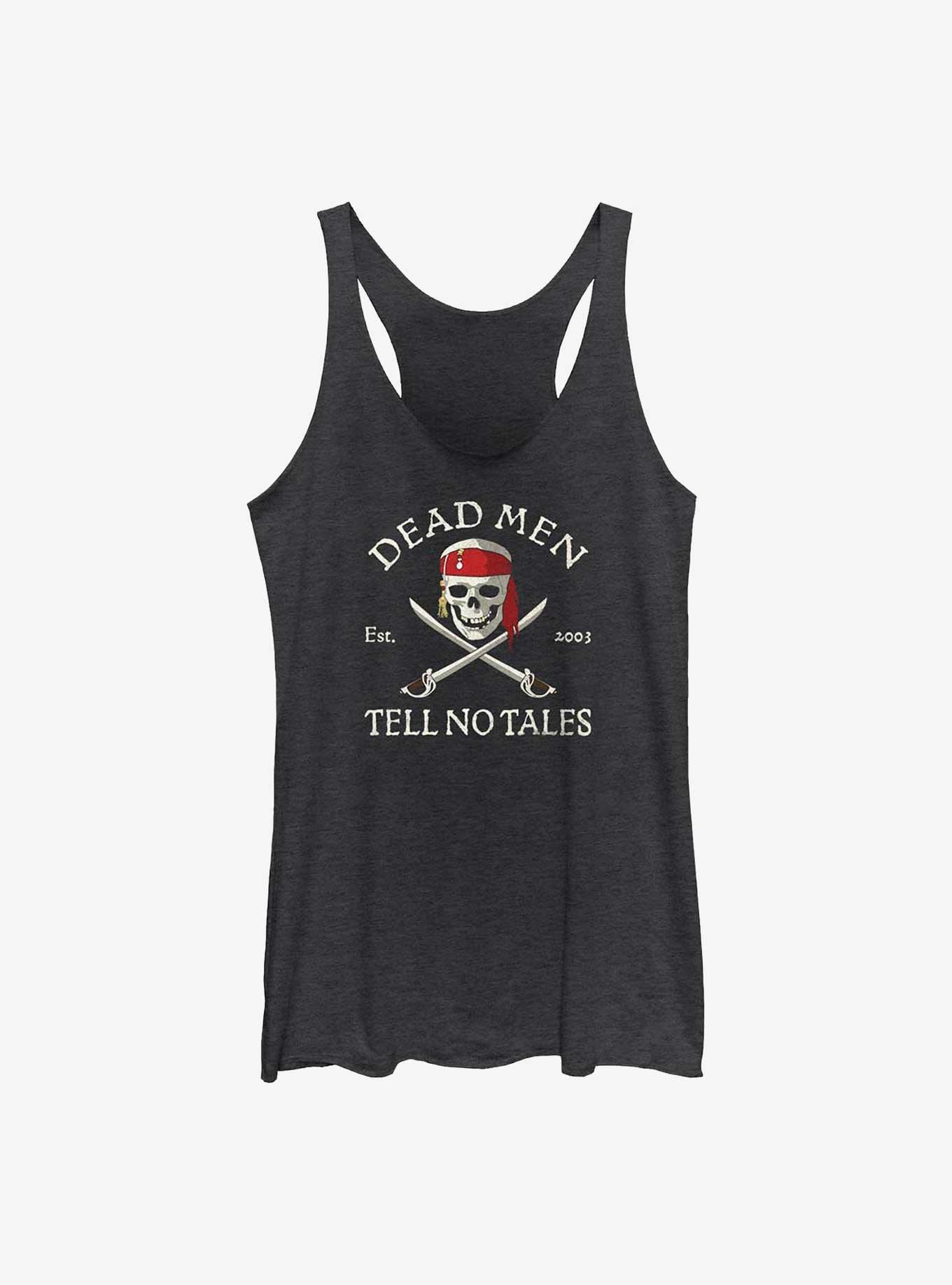 Disney Pirates of the Caribbean Tell No Tales Womens Tank Top, BLK HTR, hi-res