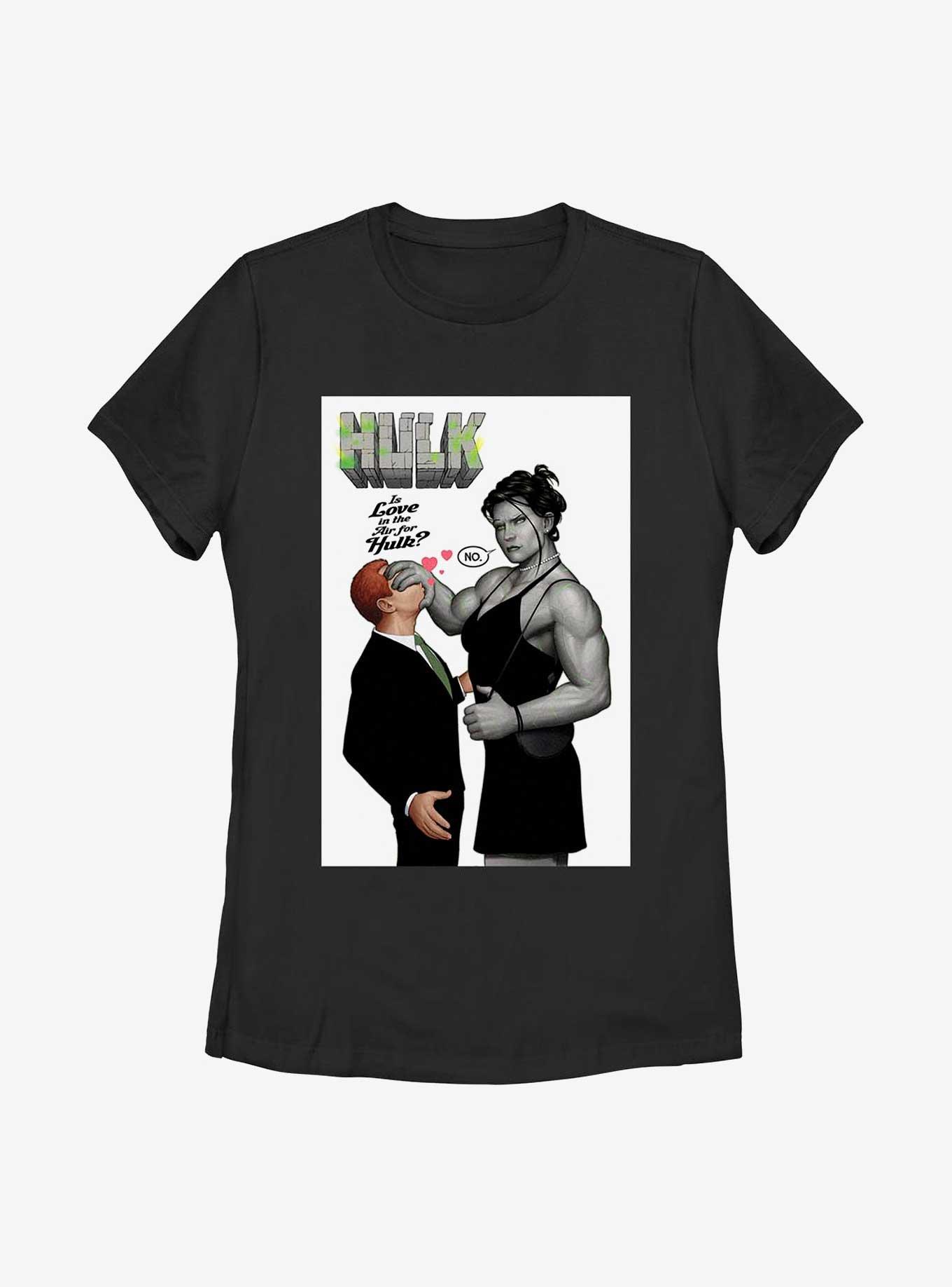 Marvel She-Hulk Love In The Air Comic Womens T-Shirt, , hi-res