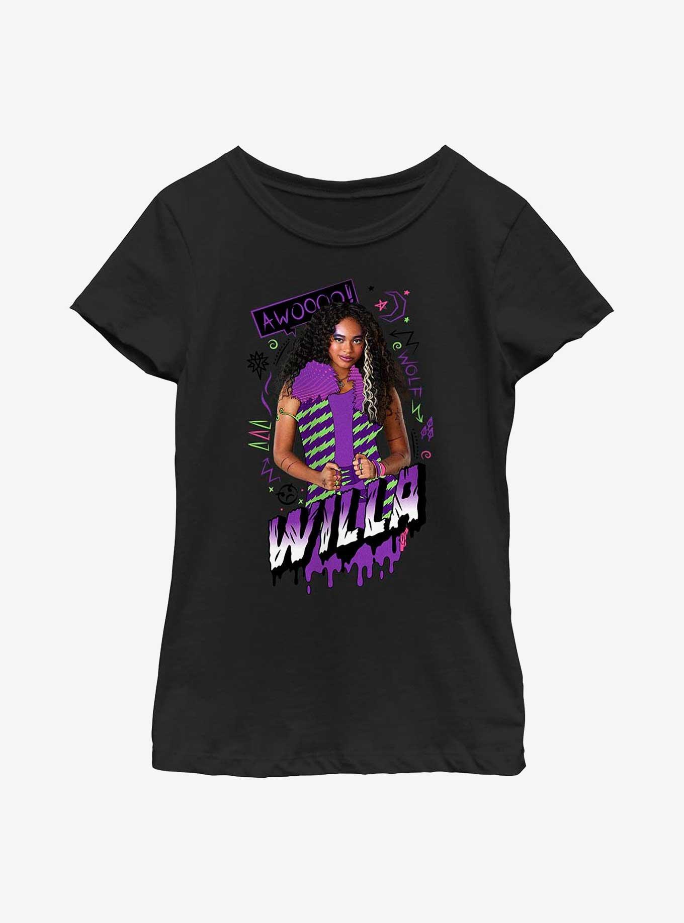 Disney Zombies Willa Wolf Youth Girls T-Shirt, , hi-res