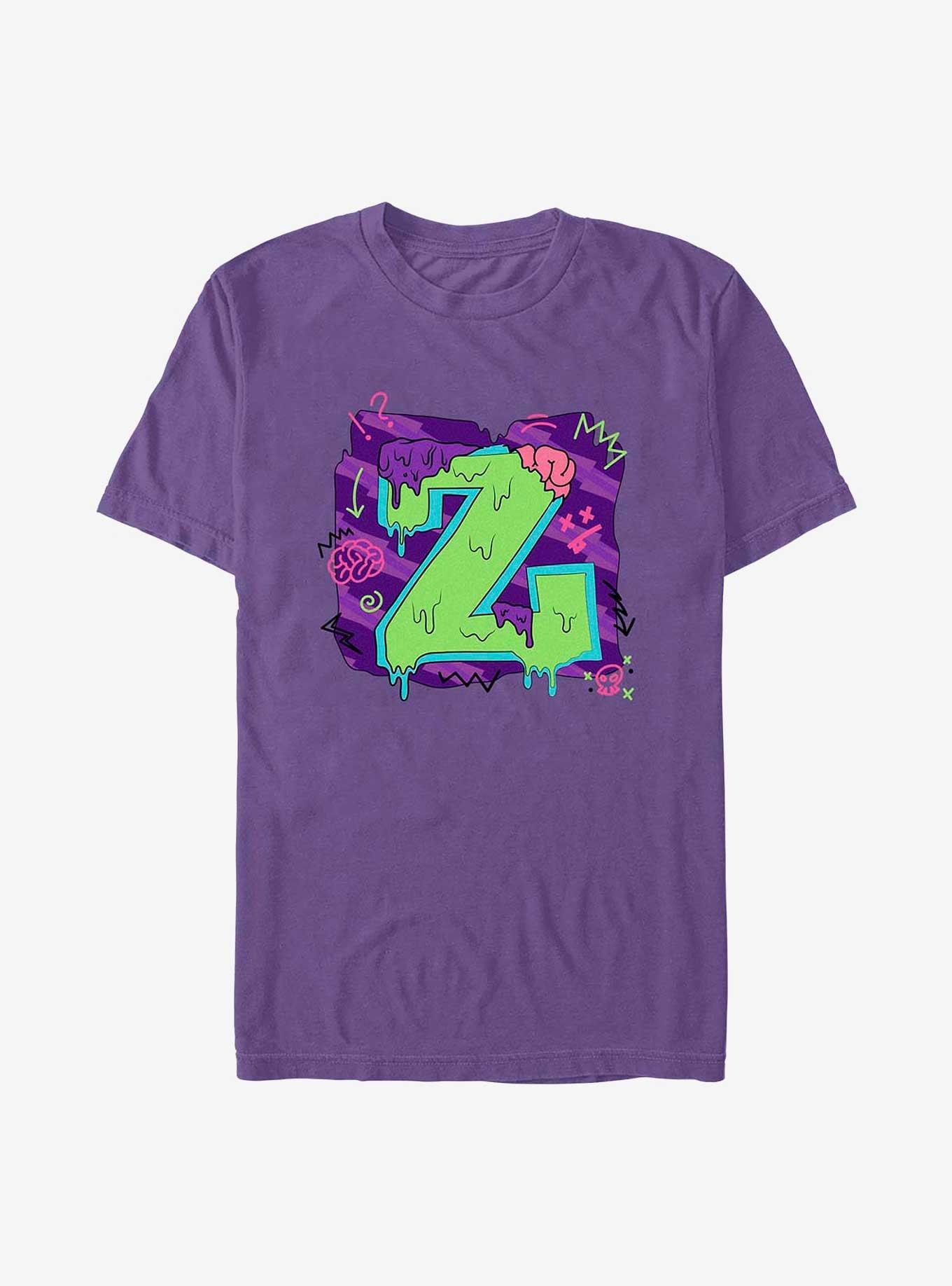 Disney Zombies Seabrook Football Letter T-Shirt, PURPLE, hi-res