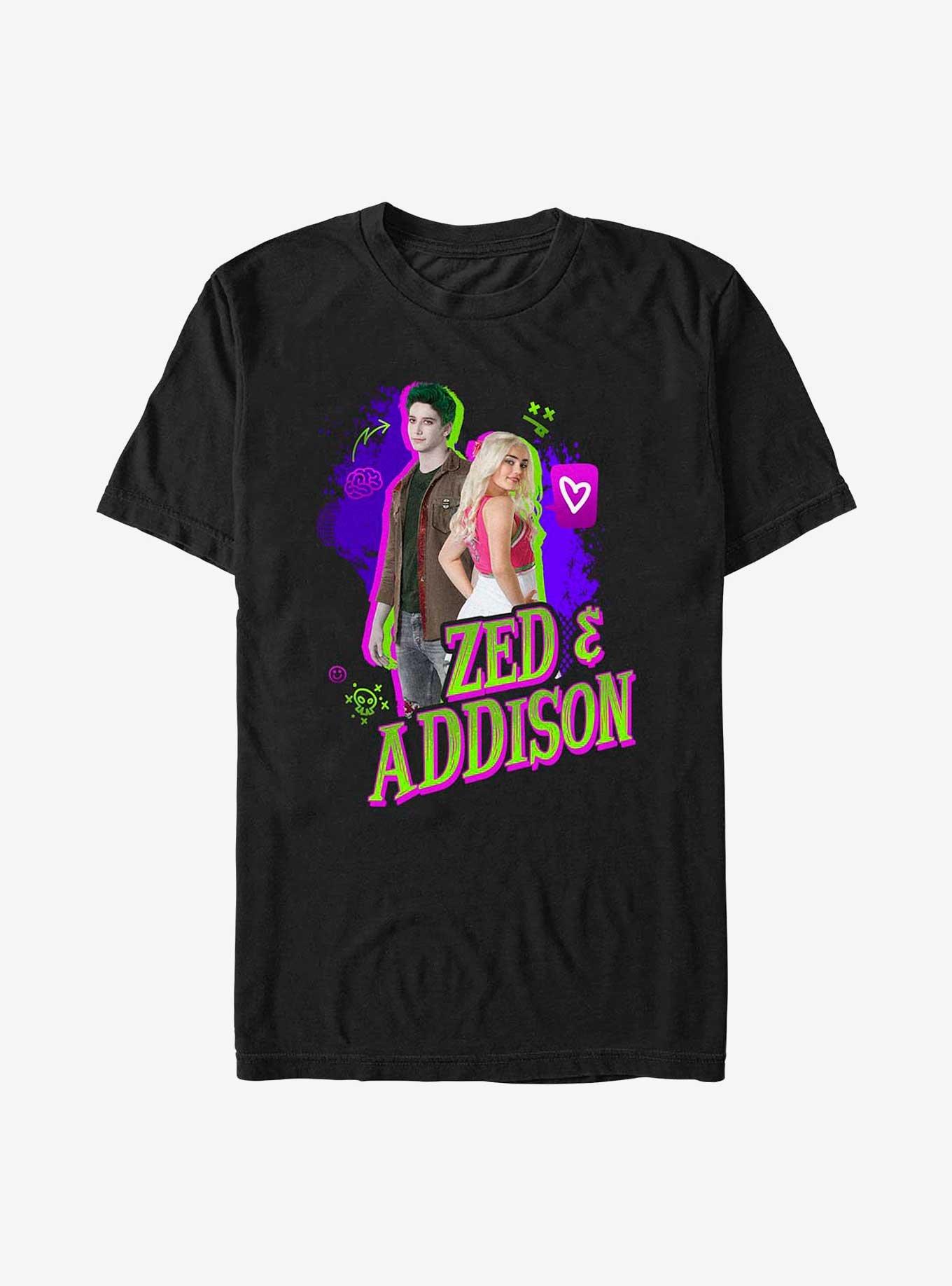 Disney Zombies Zed And Addison T-Shirt, BLACK, hi-res