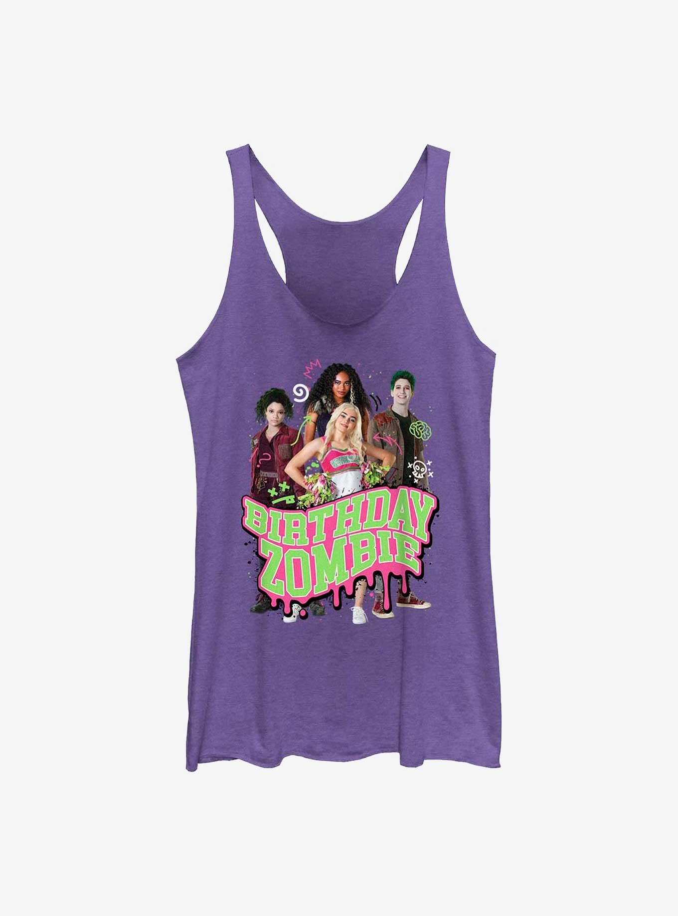 Disney Zombies Birthday Group Womens Tank Top, , hi-res