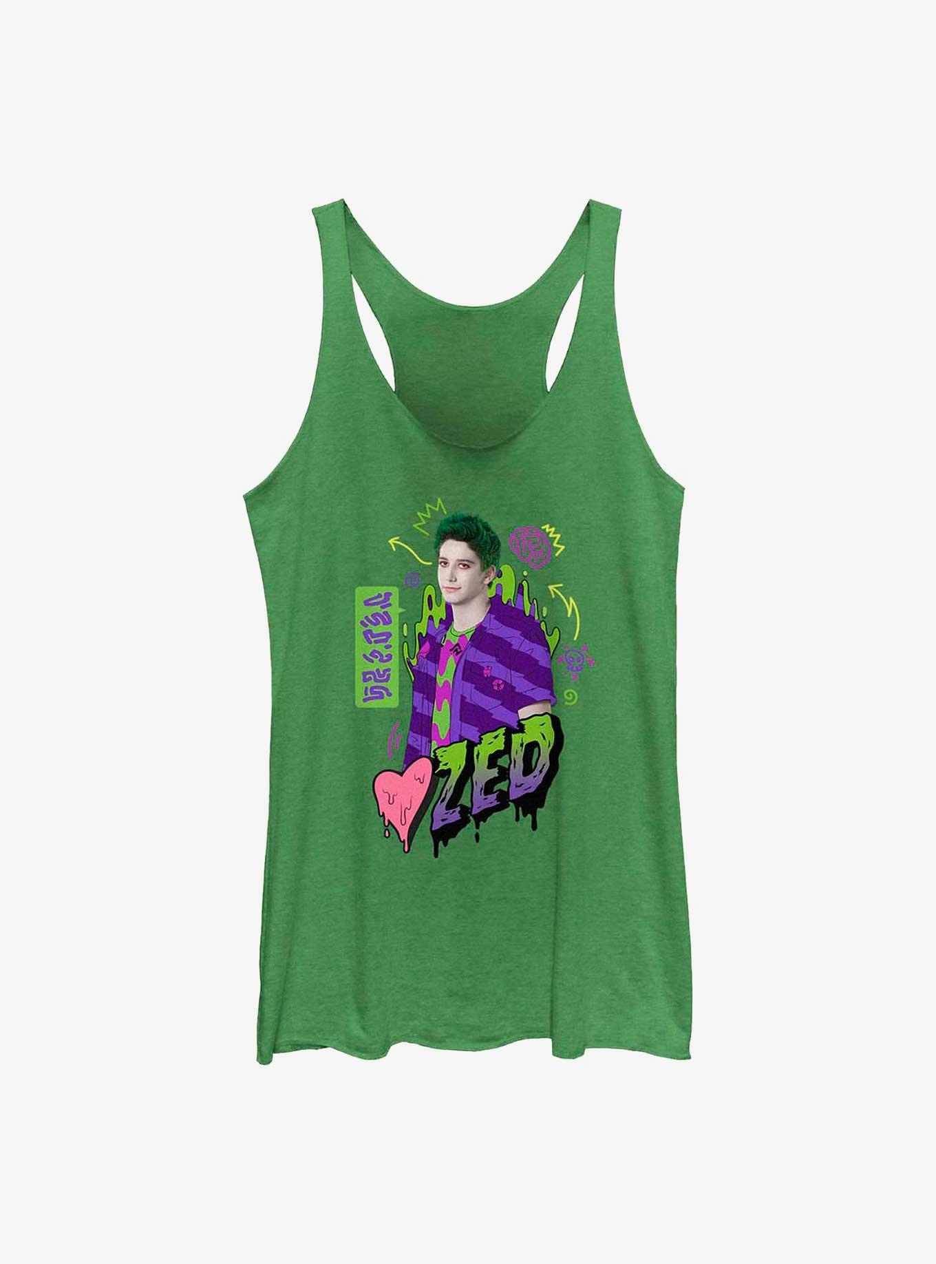 Disney Zombies Love Zed Womens Tank Top, ENVY, hi-res