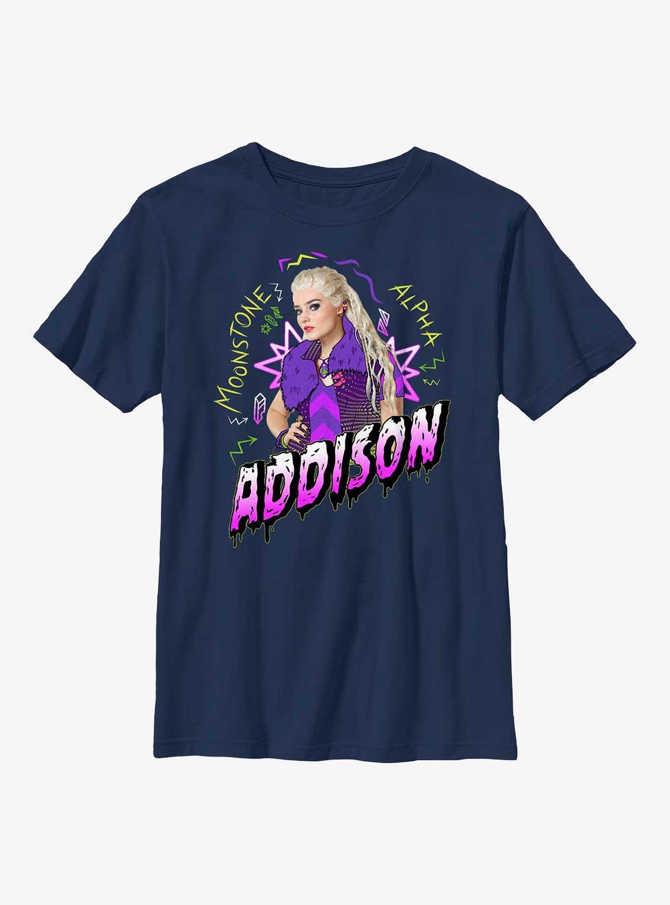 Disney Zombies Alpha Addison Youth T-Shirt, NAVY, hi-res