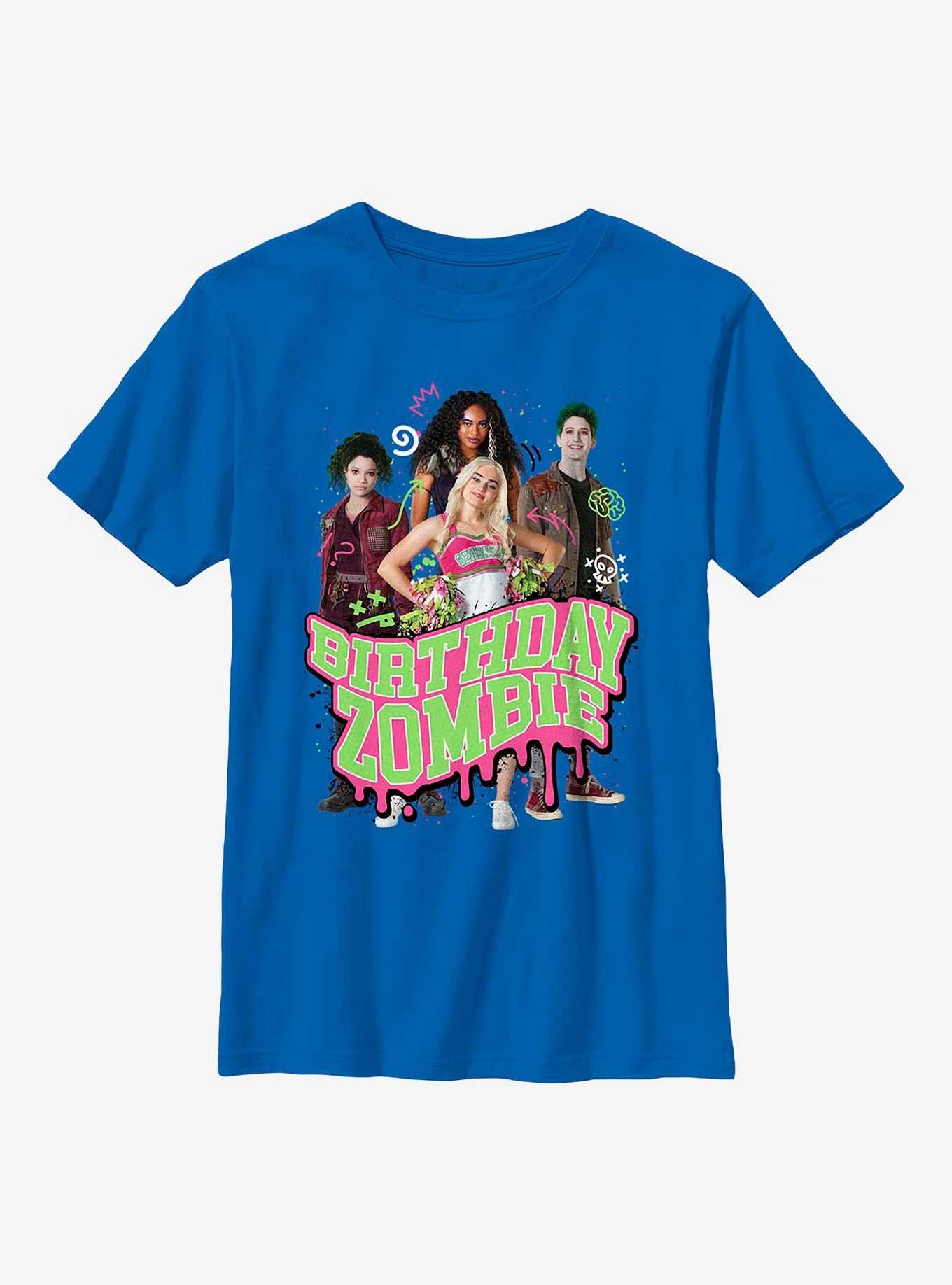 Disney Zombies Birthday Group Youth T-Shirt, , hi-res