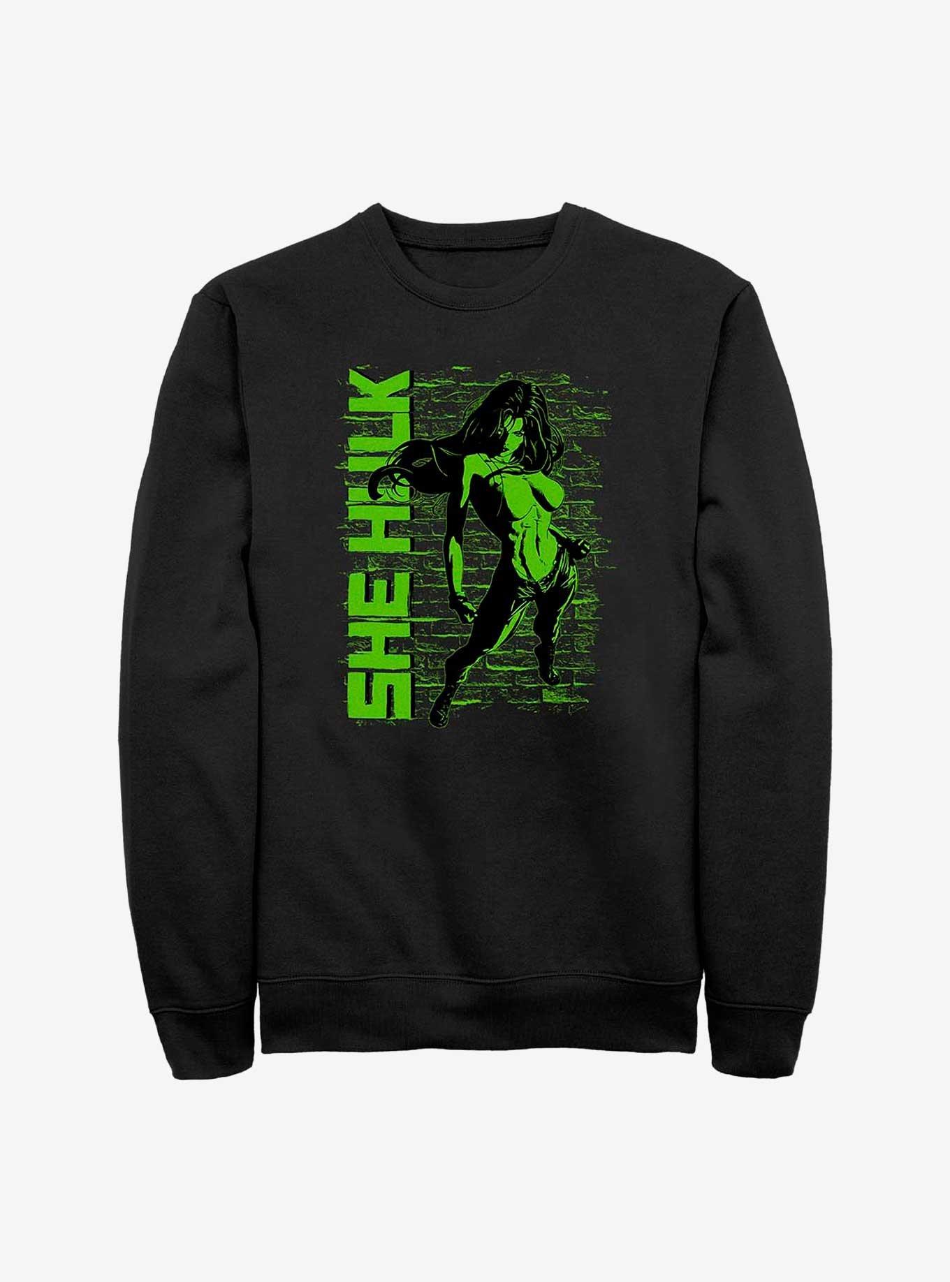 Marvel She-Hulk Green Sensation Sweatshirt, BLACK, hi-res