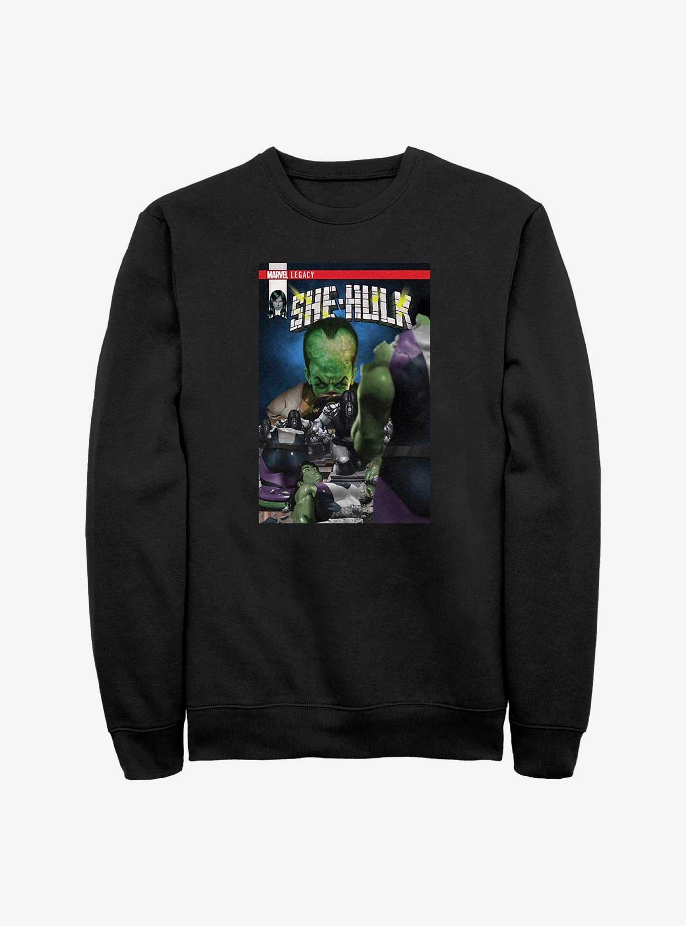 Marvel She-Hulk Legacy Comic Sweatshirt, BLACK, hi-res