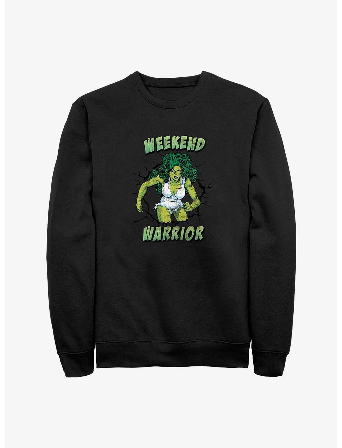 Marvel She-Hulk Weekend Warrior Sweatshirt, BLACK, hi-res