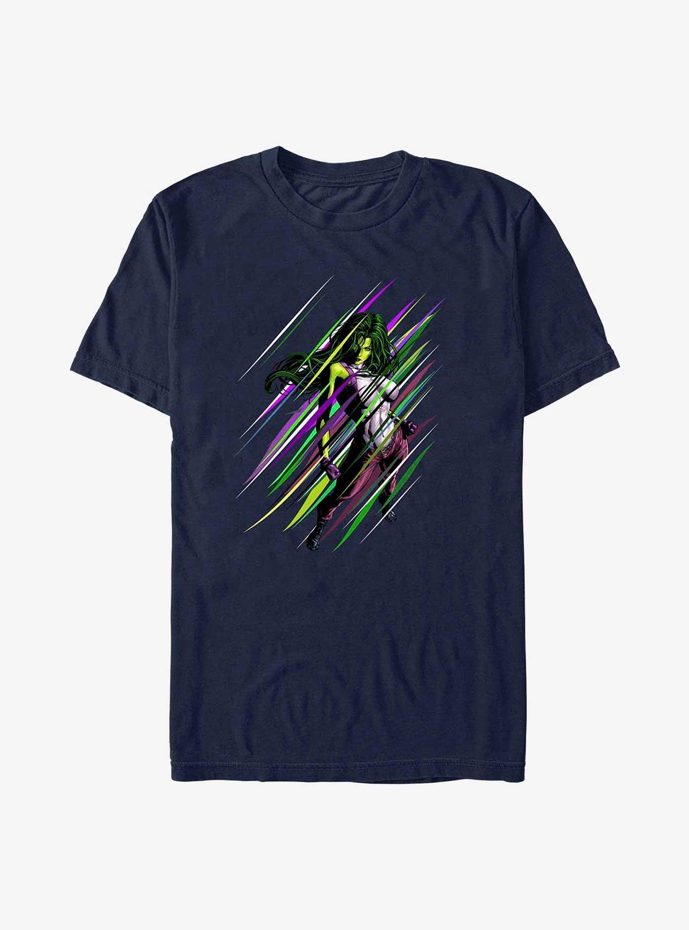 Marvel She-Hulk Sensational T-Shirt, NAVY, hi-res