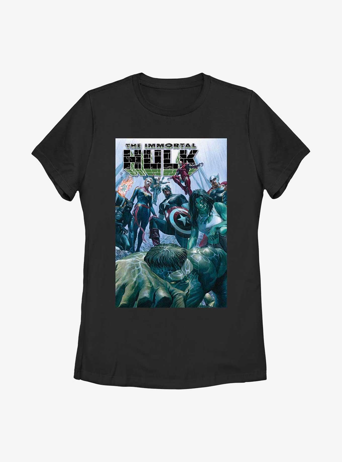 Marvel She-Hulk Immortal Hulk Comic Womens T-Shirt, BLACK, hi-res