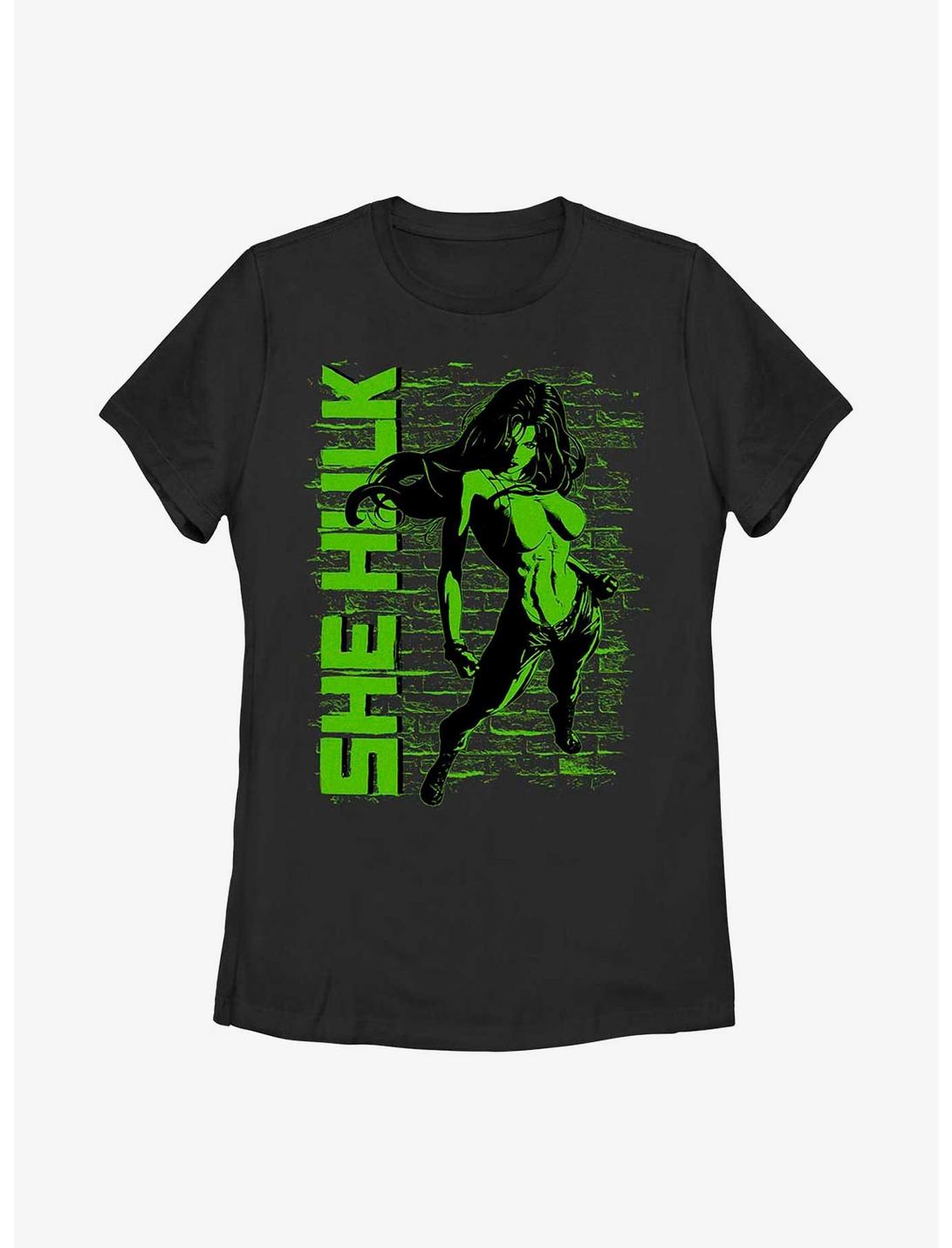 Marvel She-Hulk Green Sensation Womens T-Shirt, BLACK, hi-res