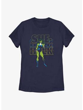 Marvel She-Hulk Name Stack Womens T-Shirt, , hi-res