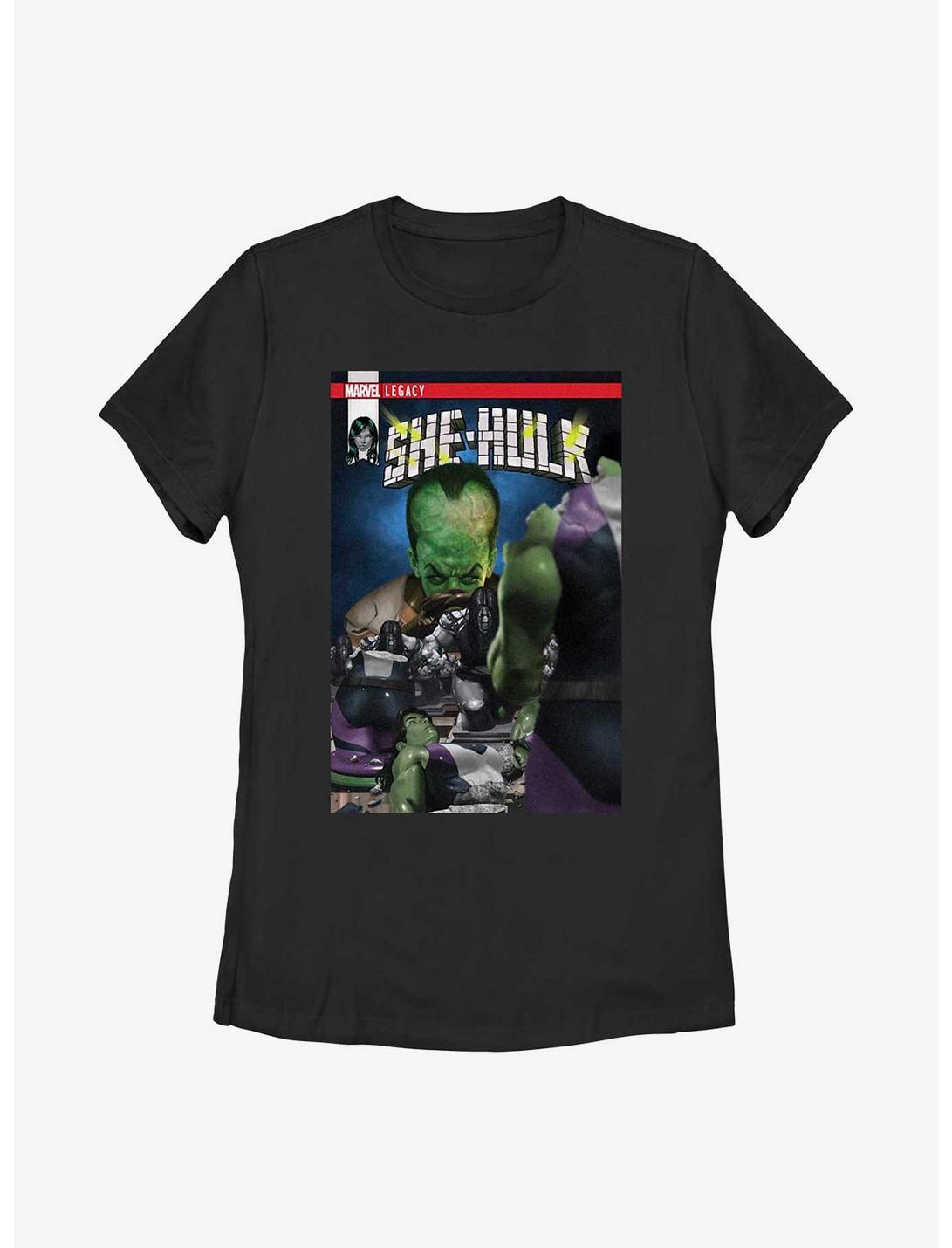 Marvel She-Hulk Legacy Comic Womens T-Shirt, BLACK, hi-res