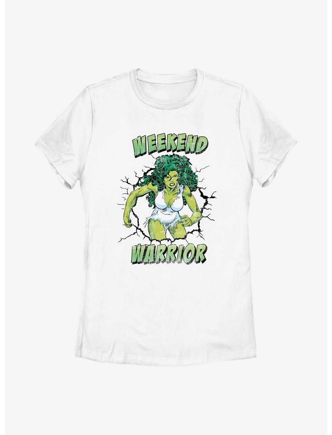 Marvel She-Hulk Weekend Warrior Womens T-Shirt, WHITE, hi-res