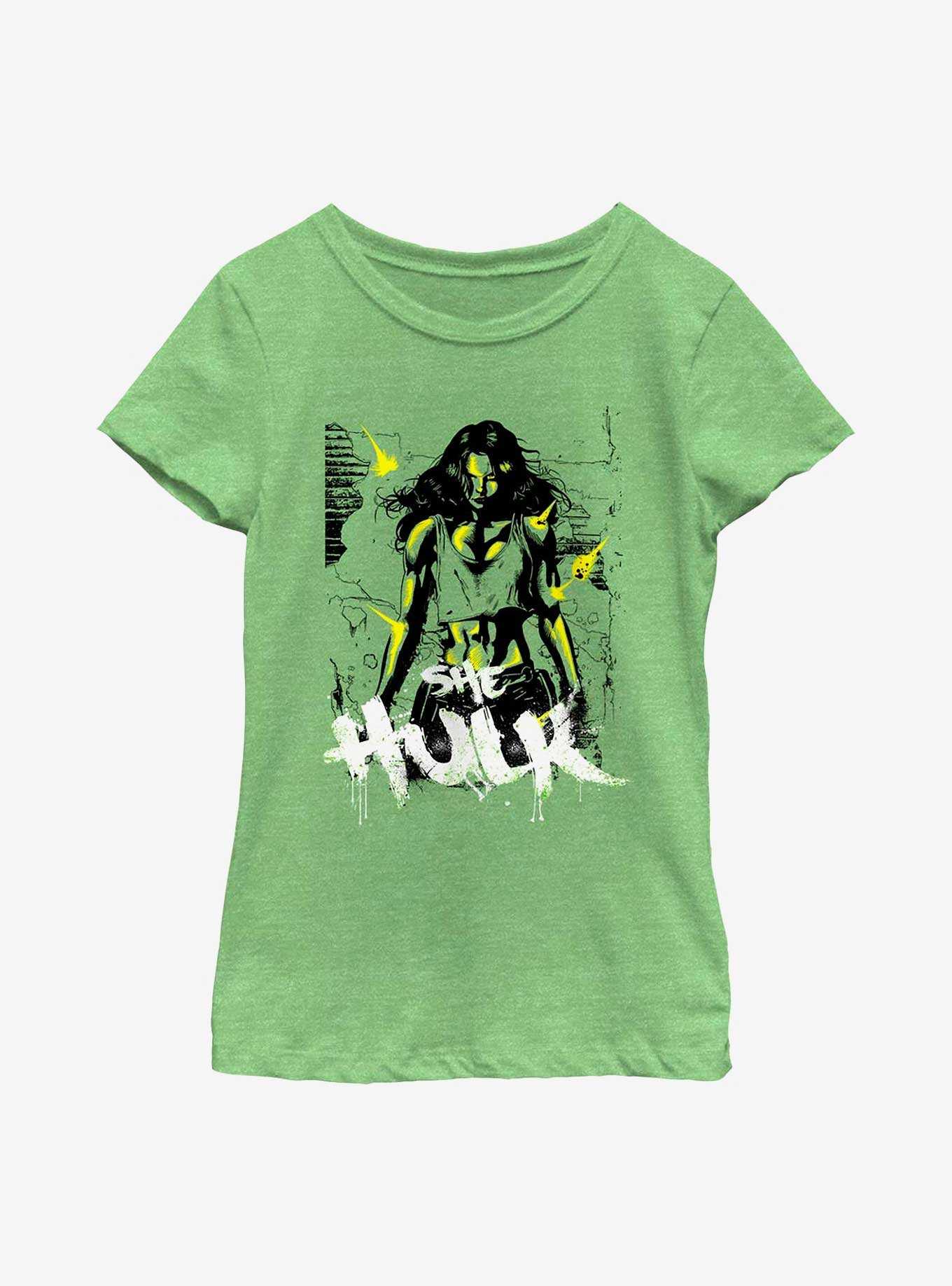 Marvel She-Hulk Invincible Youth Girls T-Shirt, , hi-res