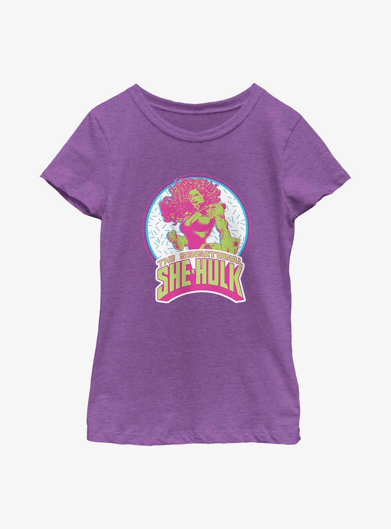 Marvel She-Hulk Sensational Youth Girls T-Shirt, , hi-res