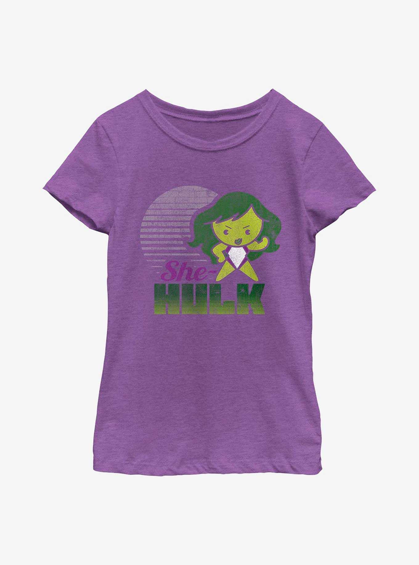 Marvel She-Hulk Kawaii Youth Girls T-Shirt, , hi-res