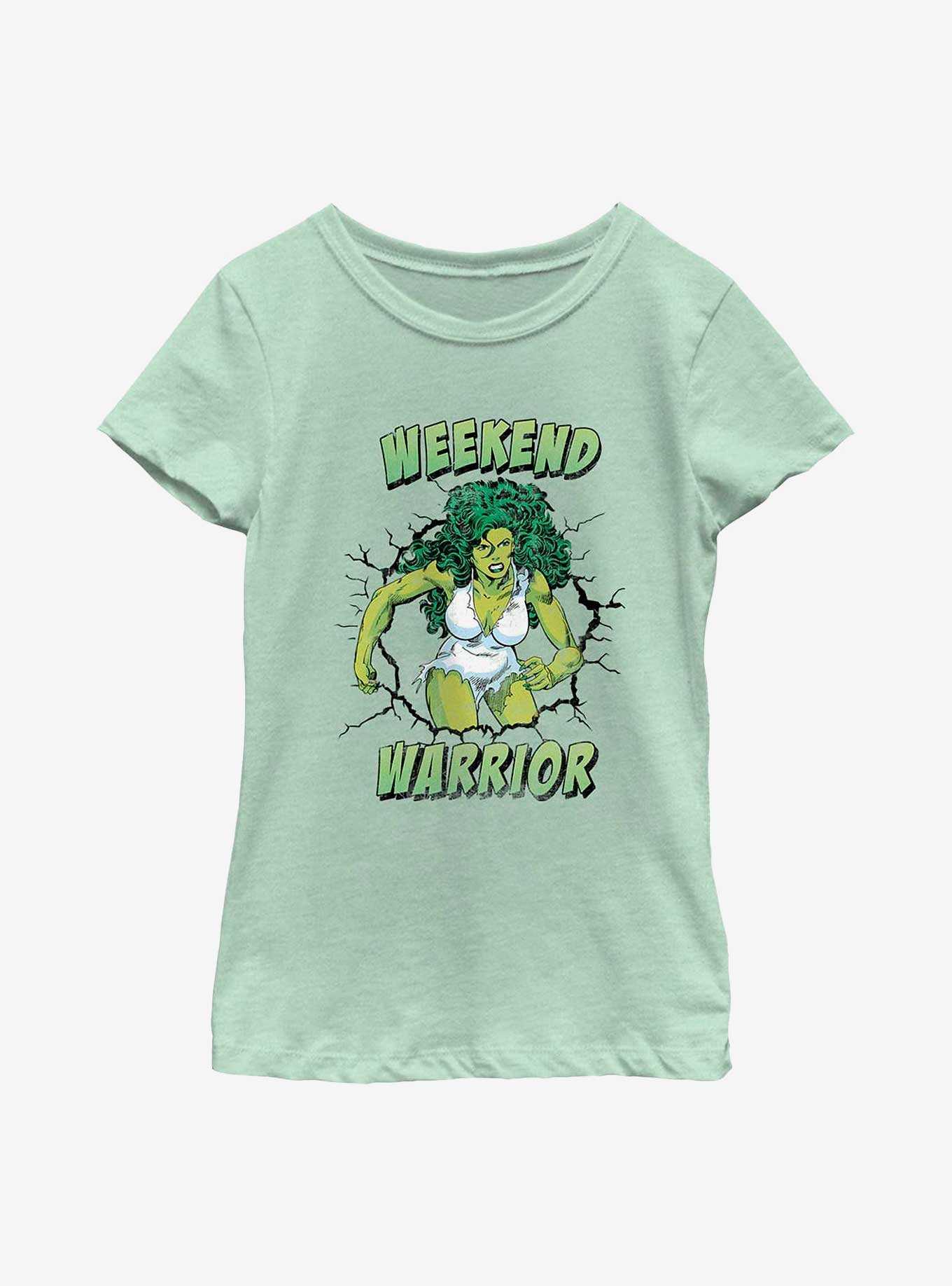 Marvel She-Hulk Weekend Warrior Youth Girls T-Shirt, , hi-res