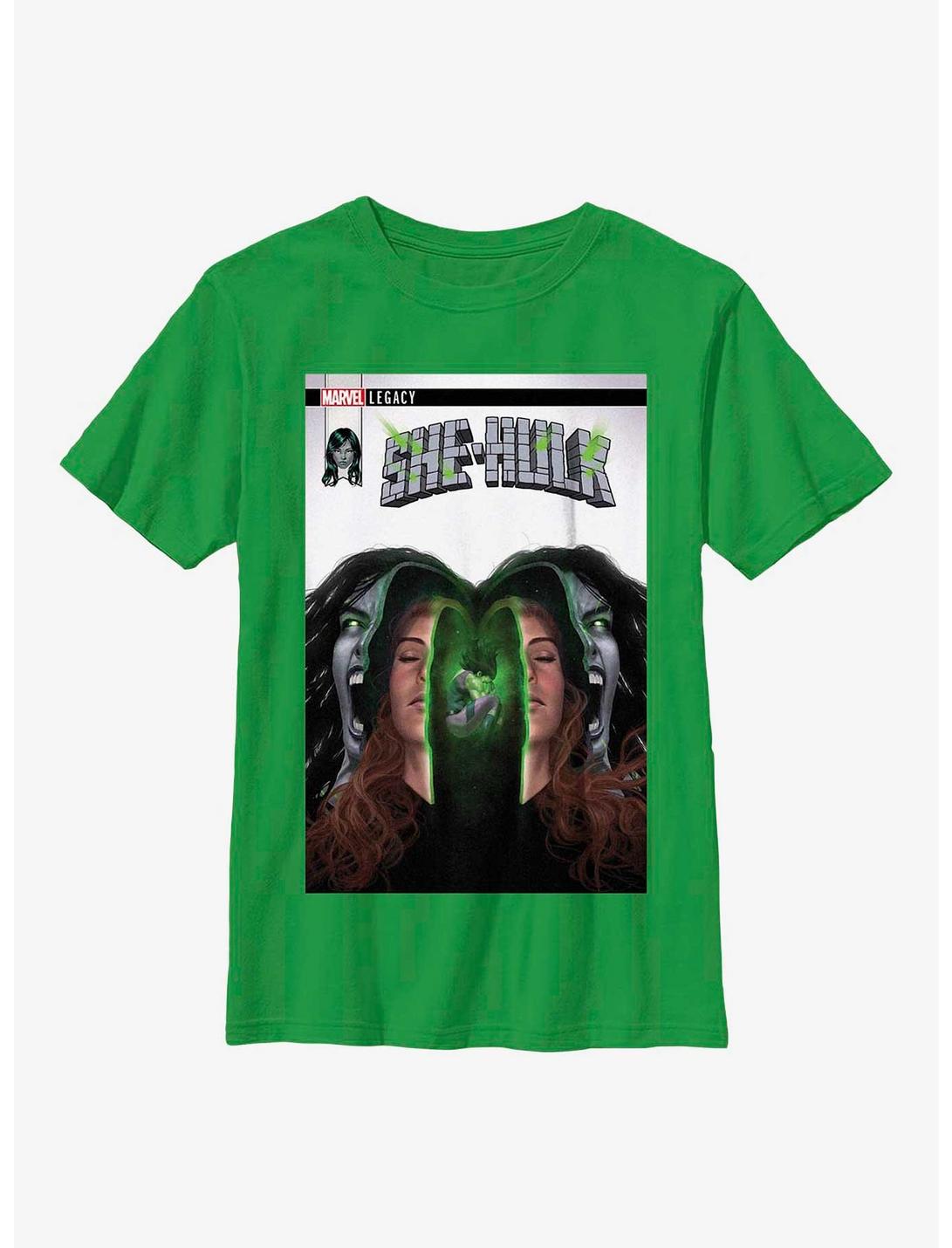 Marvel She-Hulk Inner Hulk Legacy Comic Youth T-Shirt, KELLY, hi-res