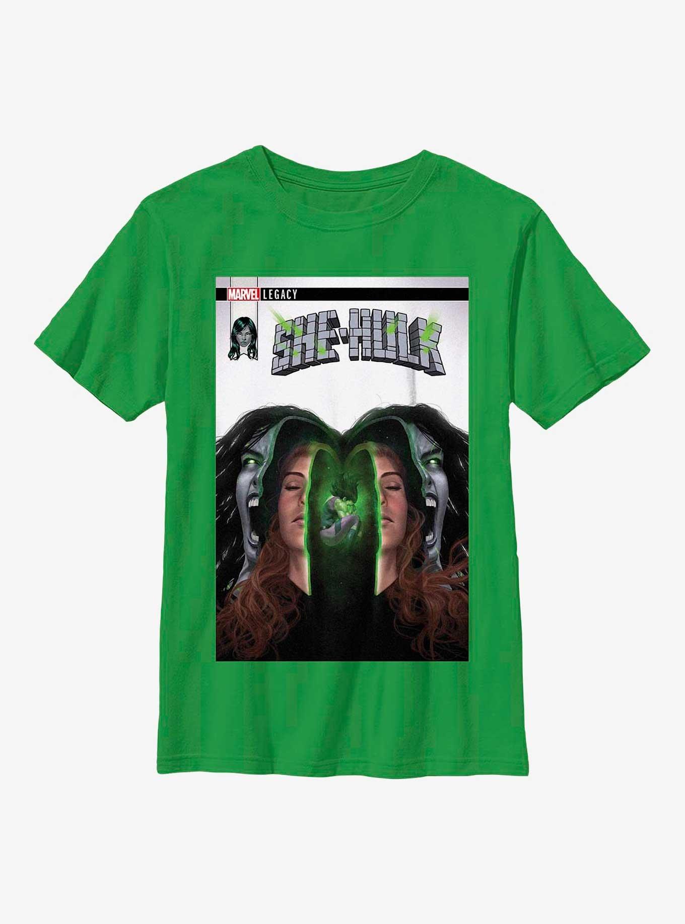 Marvel She-Hulk Inner Hulk Legacy Comic Youth T-Shirt, , hi-res