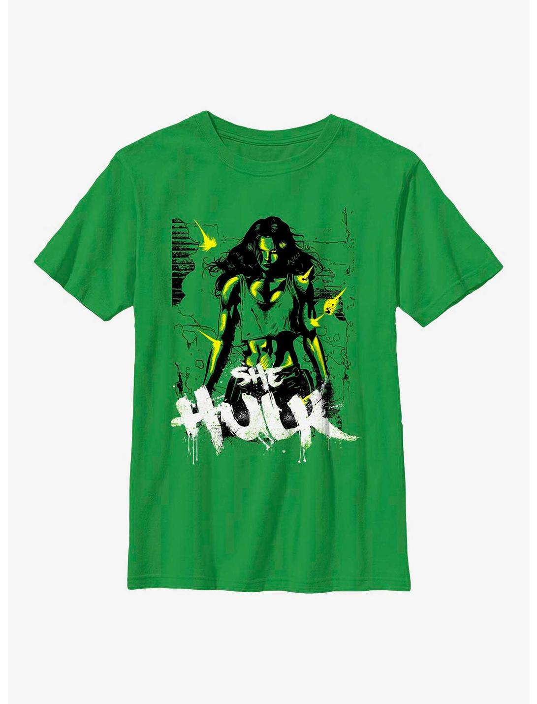 Marvel She-Hulk Invincible Youth T-Shirt, KELLY, hi-res