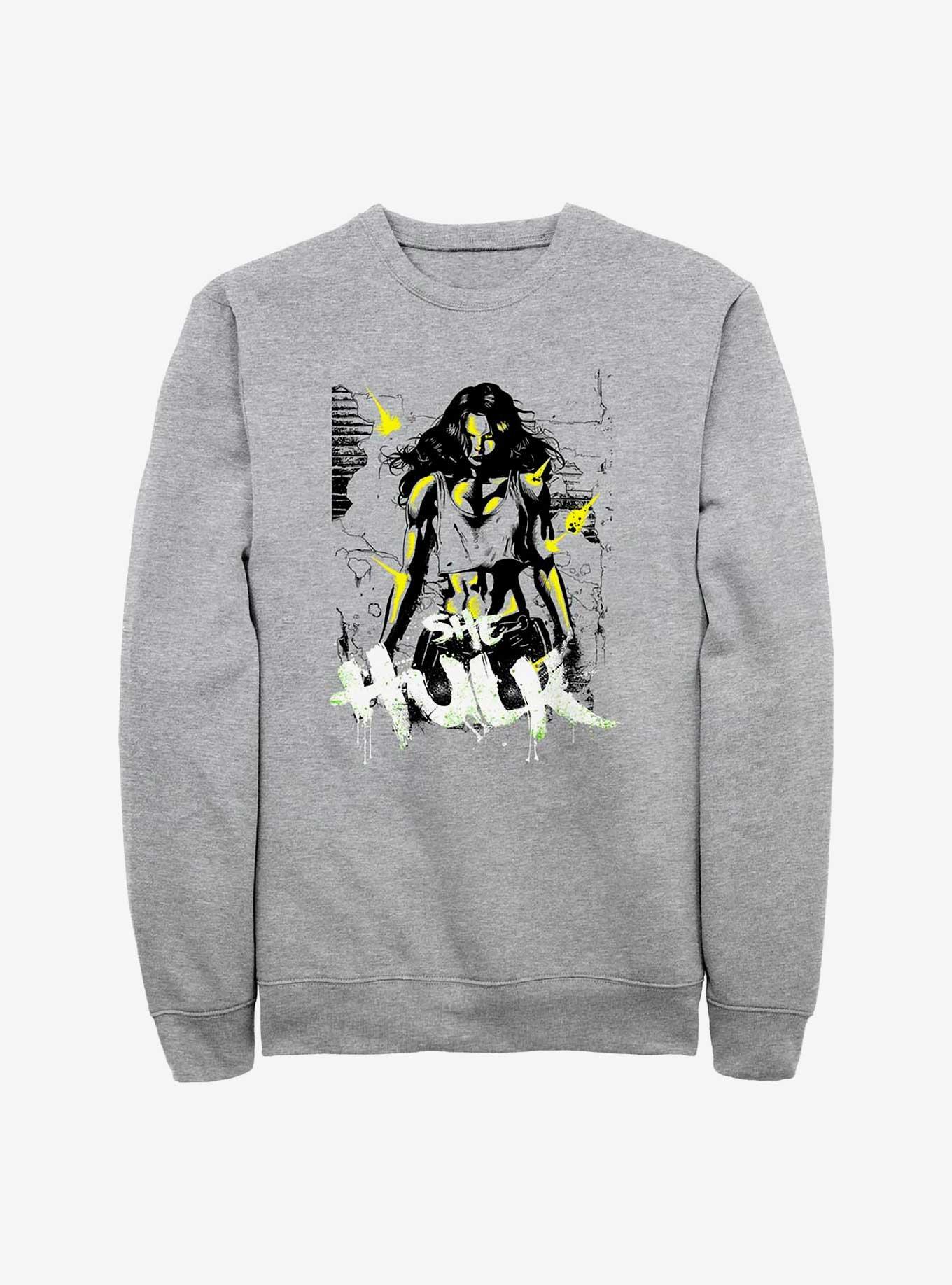 Marvel She-Hulk Invincible Sweatshirt, ATH HTR, hi-res