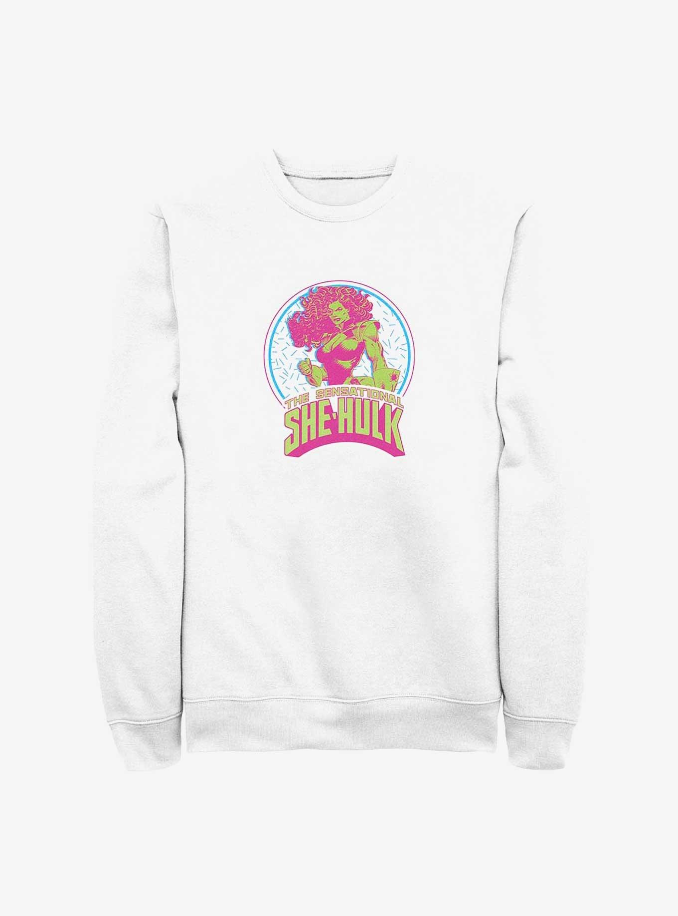 Marvel She-Hulk Sensational Sweatshirt, WHITE, hi-res