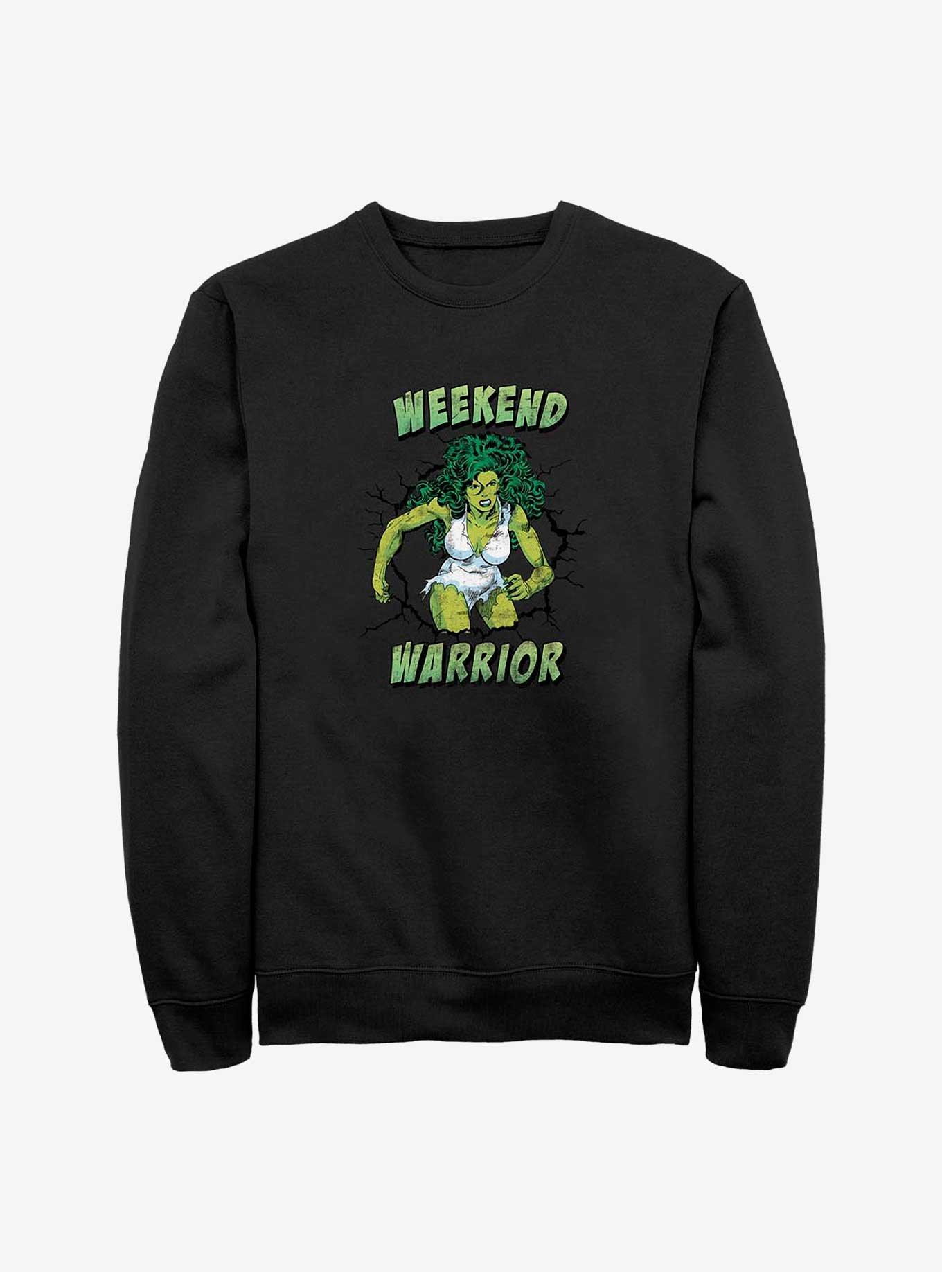 Marvel She-Hulk Weekend Warrior Sweatshirt, BLACK, hi-res