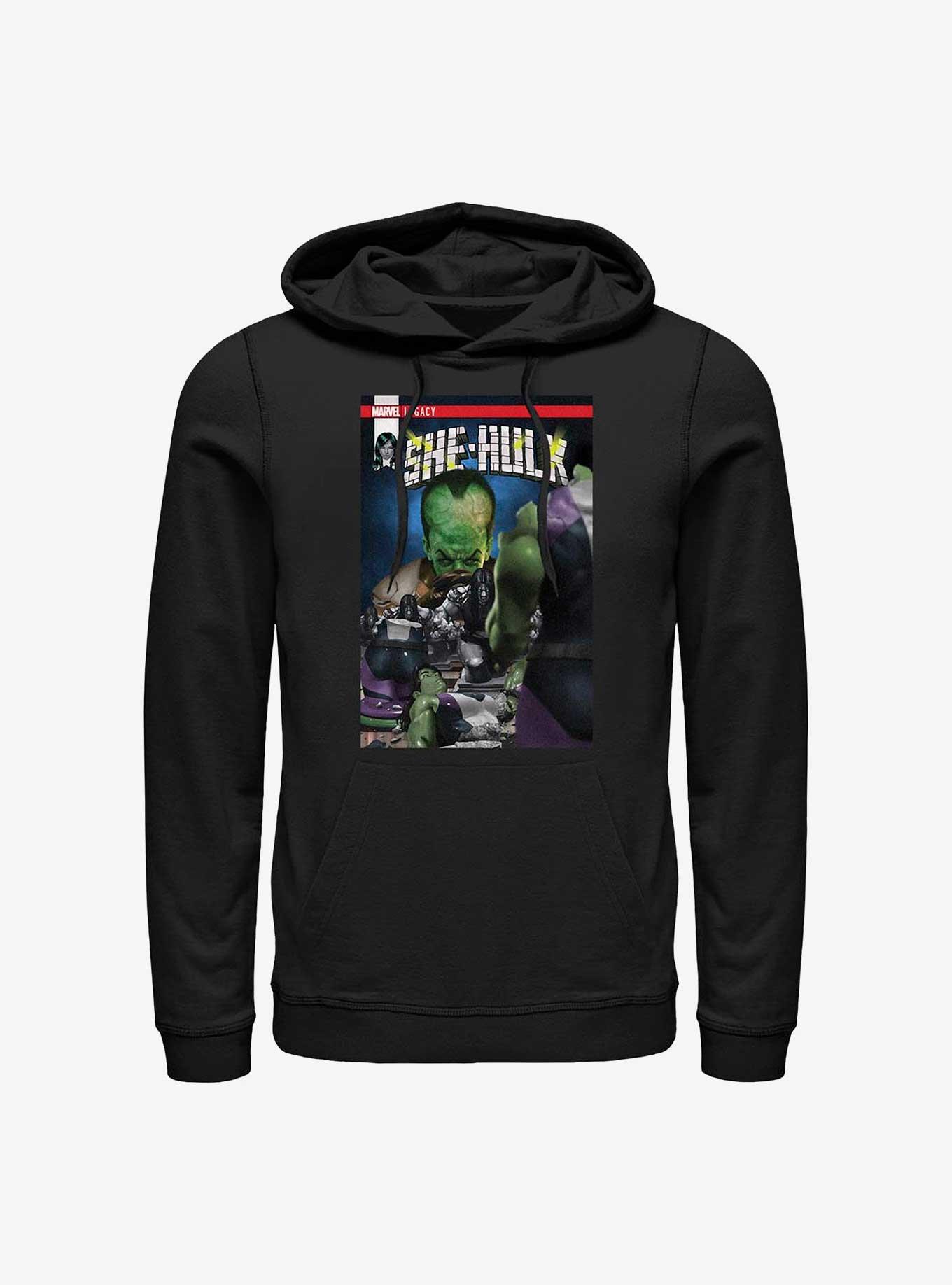 Marvel She-Hulk Legacy Comic Hoodie, BLACK, hi-res