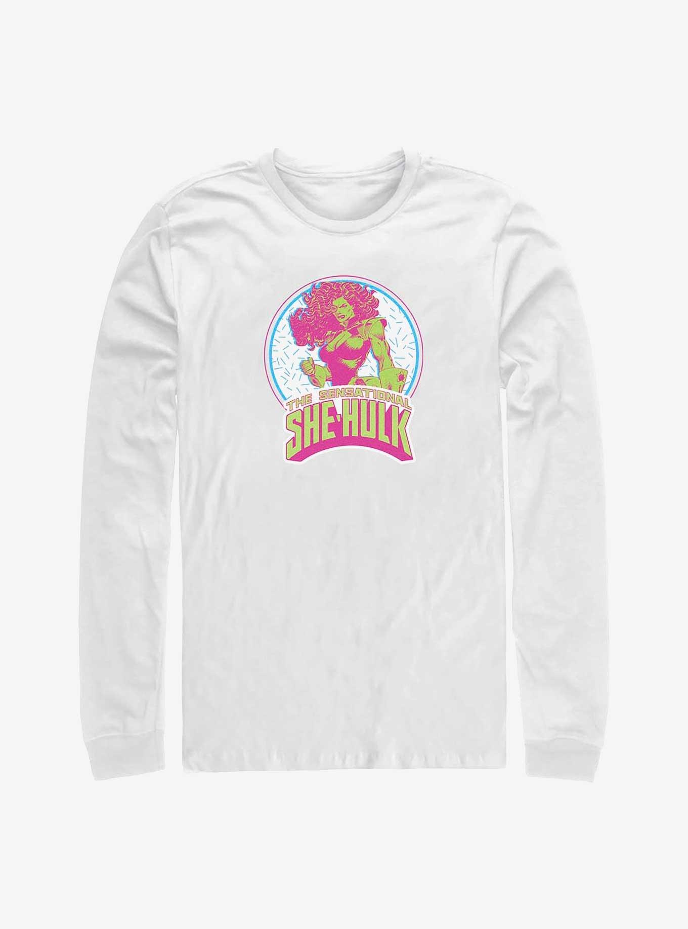 Marvel She-Hulk Sensational Long-Sleeve T-Shirt, WHITE, hi-res