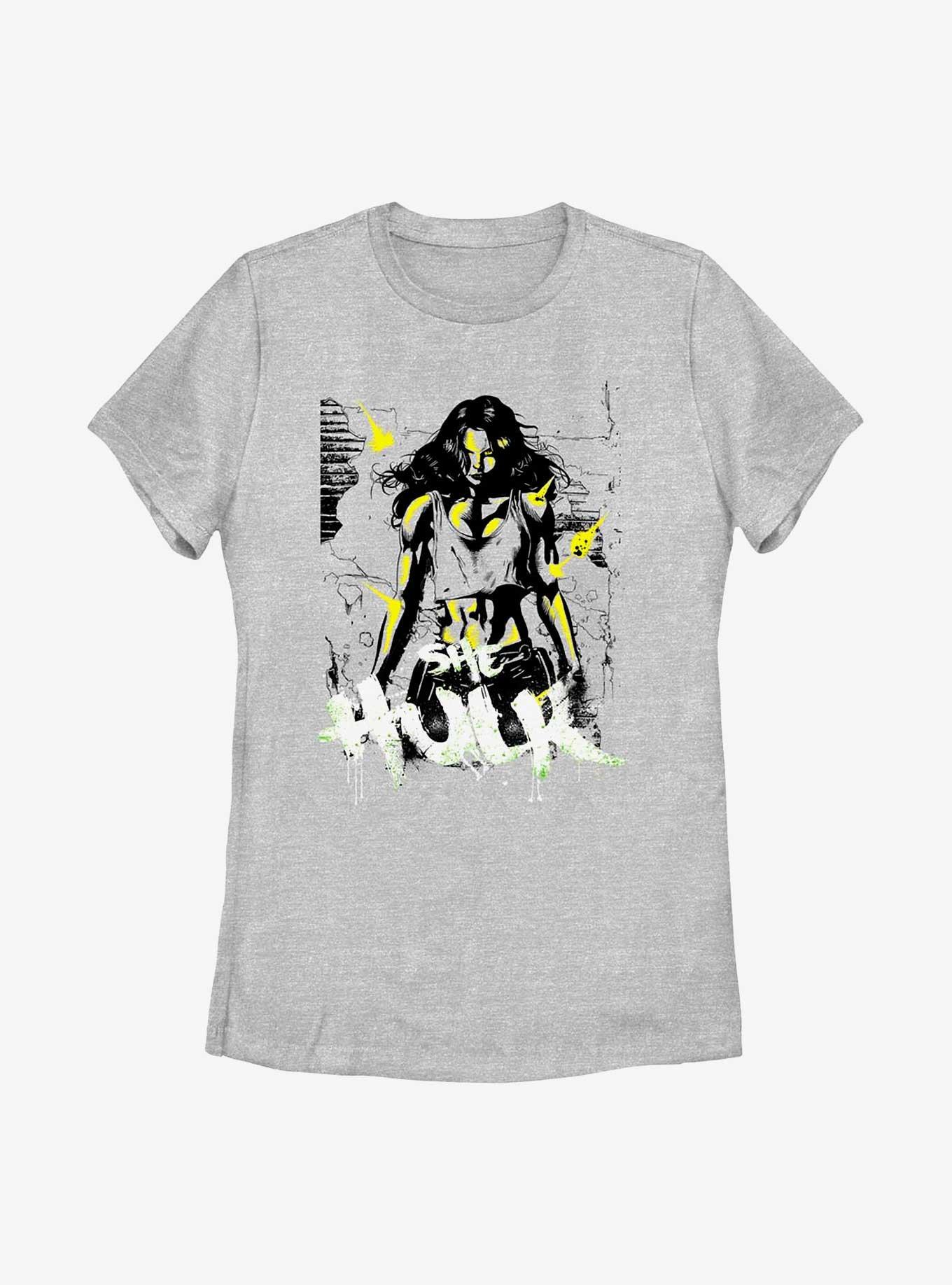Marvel She-Hulk Invincible Womens T-Shirt, ATH HTR, hi-res