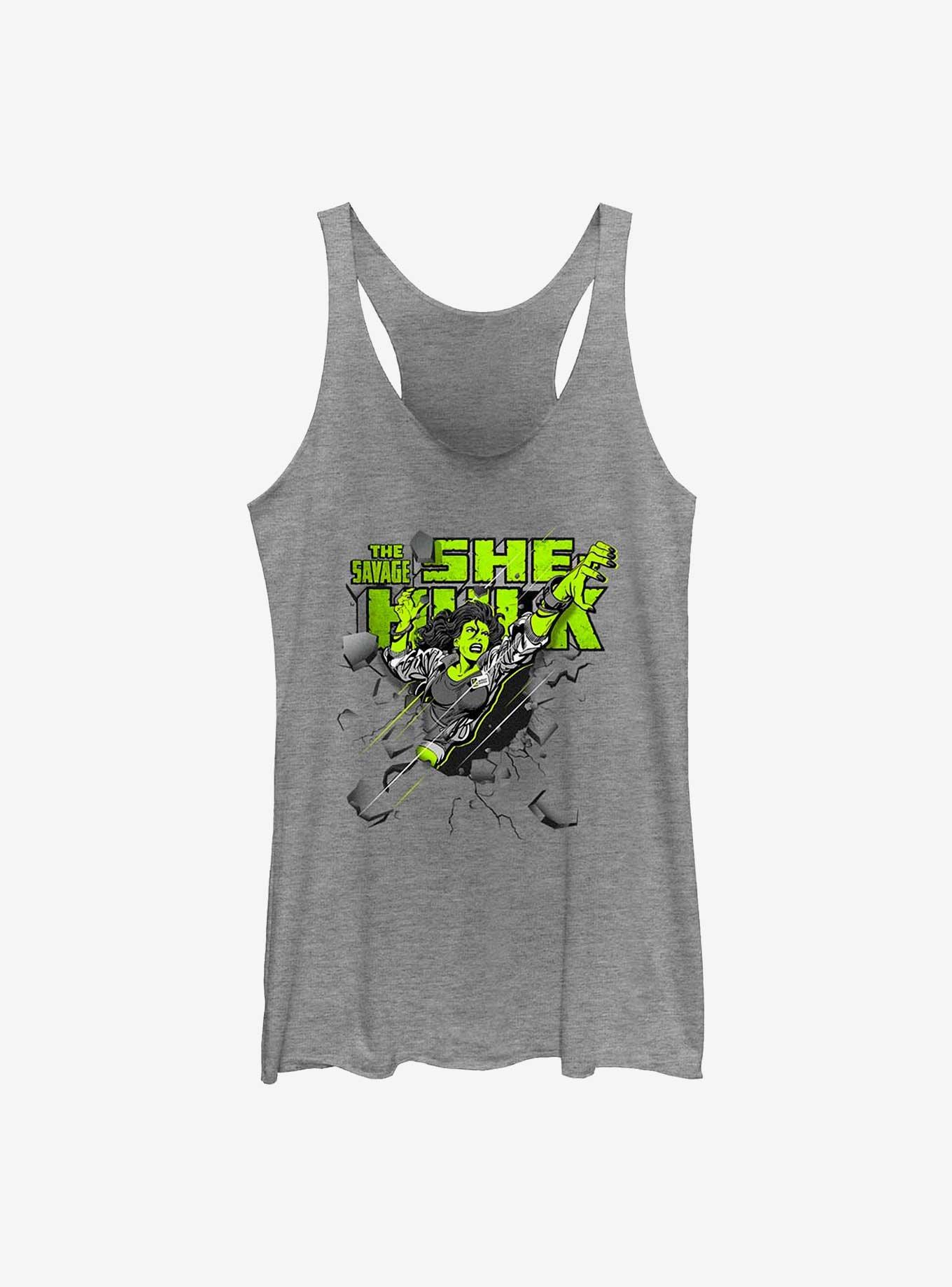 Marvel She-Hulk Breakthrough Womens Tank Top, GRAY HTR, hi-res