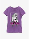 Marvel She-Hulk Savage Youth Girls T-Shirt, PURPLE BERRY, hi-res