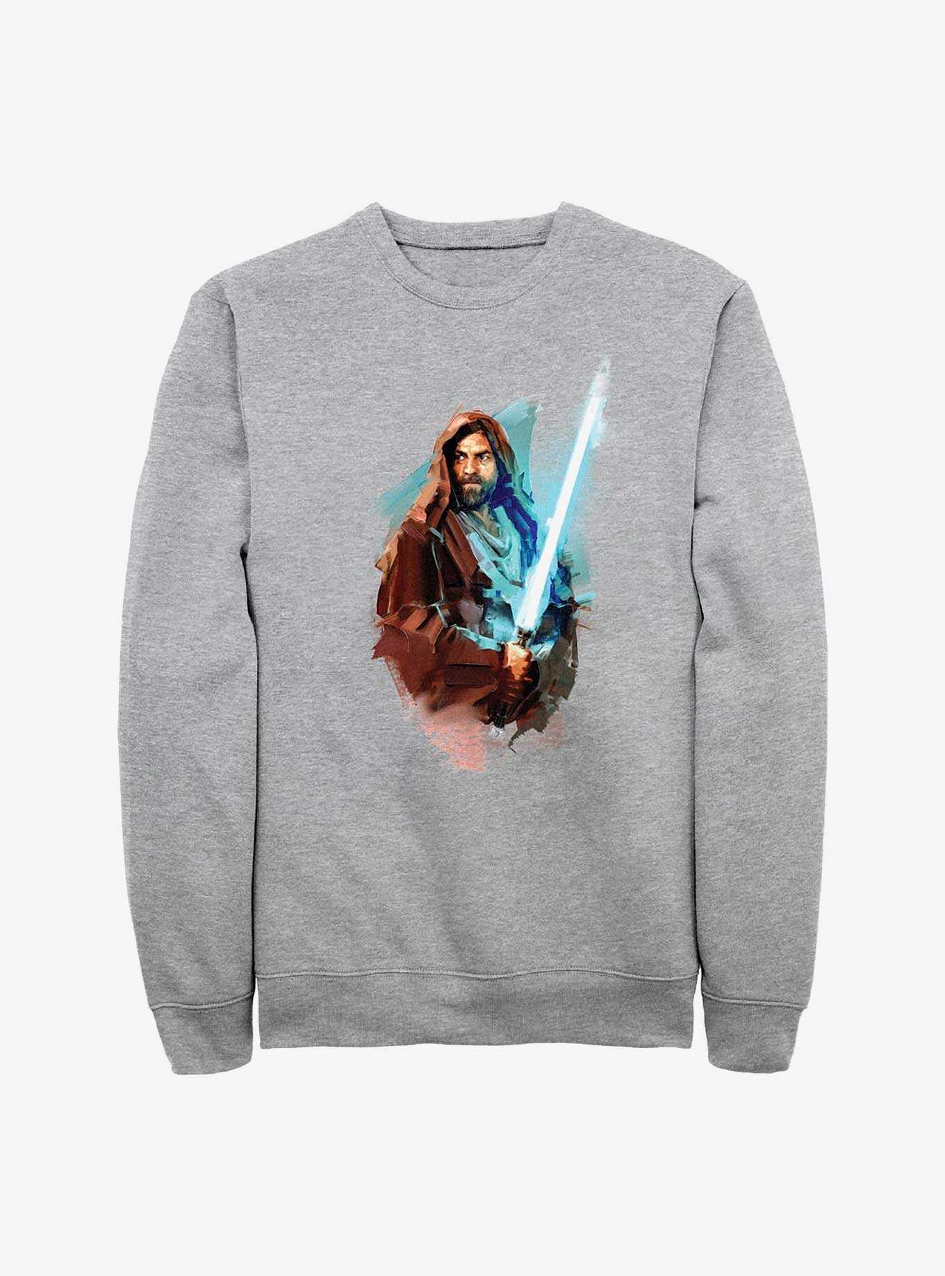 Star Wars Obi-Wan Kenobi Watercolor Style Sweatshirt, , hi-res
