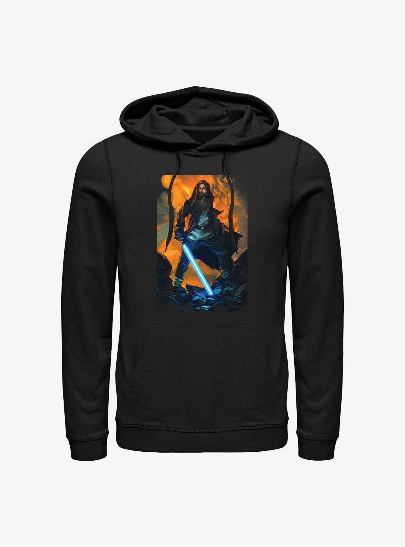 Star Wars Obi-Wan Kenobi Hero Stance Paint Hoodie, , hi-res