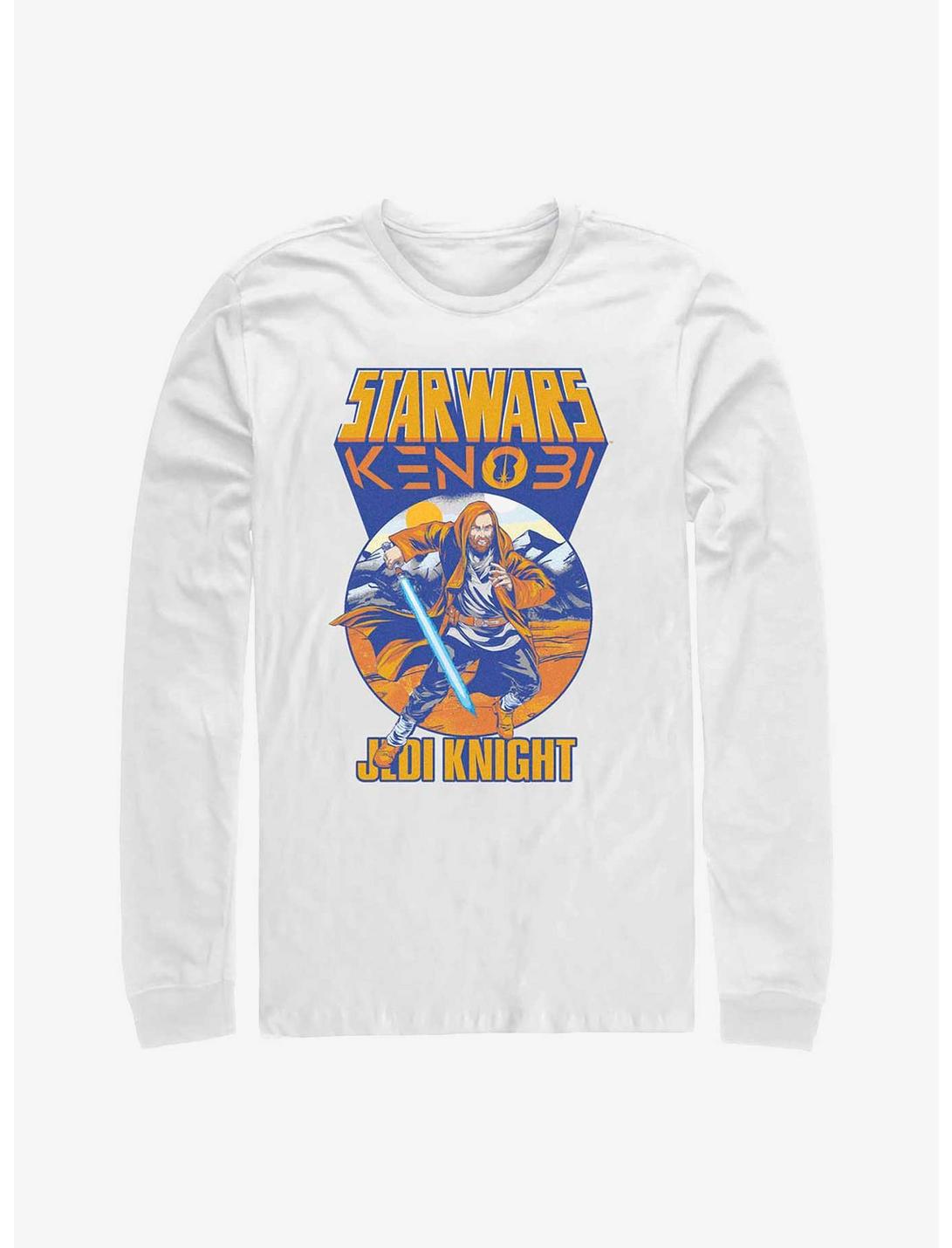 Star Wars Obi-Wan Kenobi Jedi Knight Long-Sleeve T-Shirt, WHITE, hi-res