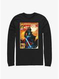 Star Wars Obi-Wan Kenobi Comic Cover Long-Sleeve T-Shirt, BLACK, hi-res