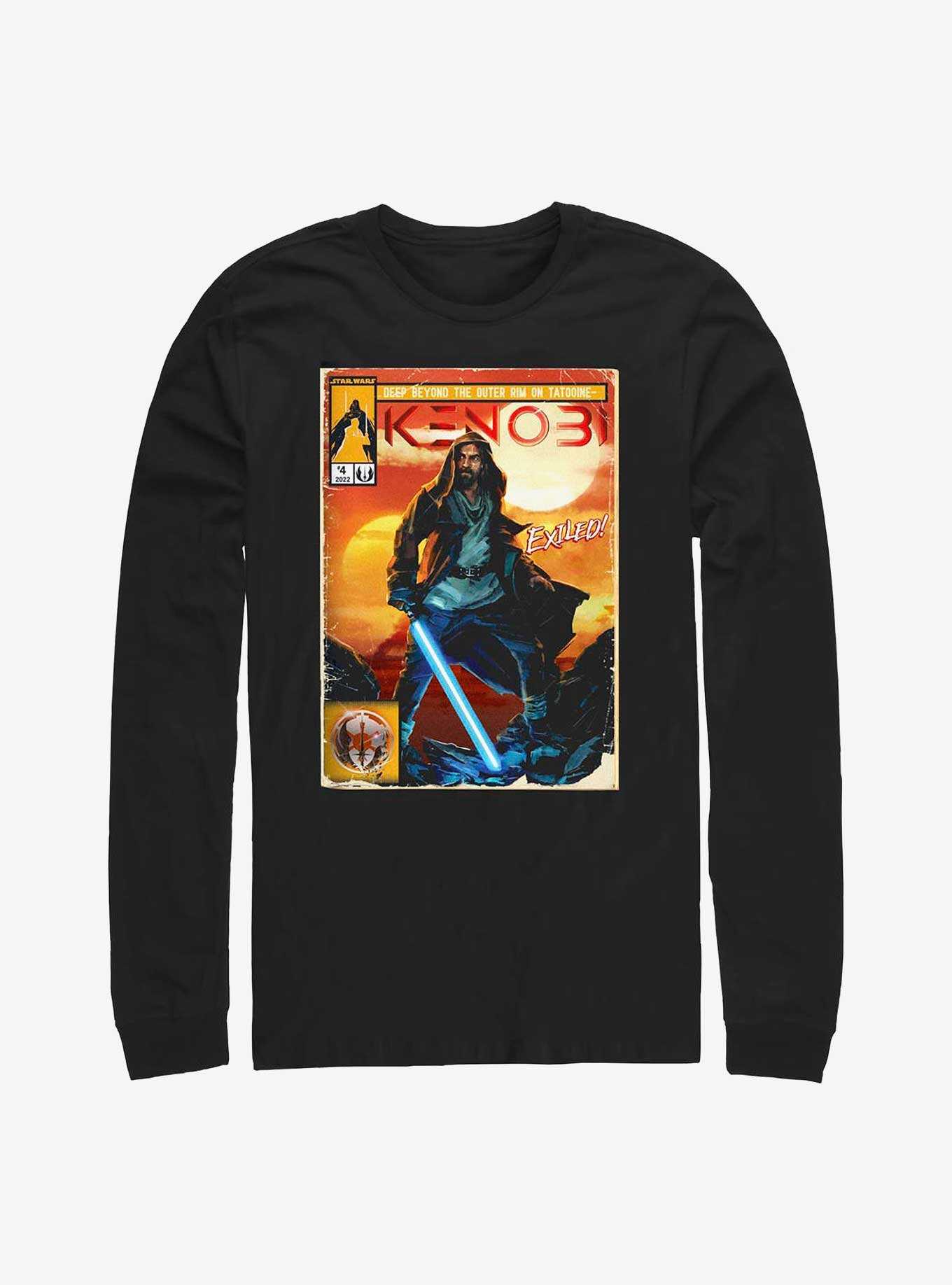 Star Wars Obi-Wan Kenobi Comic Cover Long-Sleeve T-Shirt, , hi-res