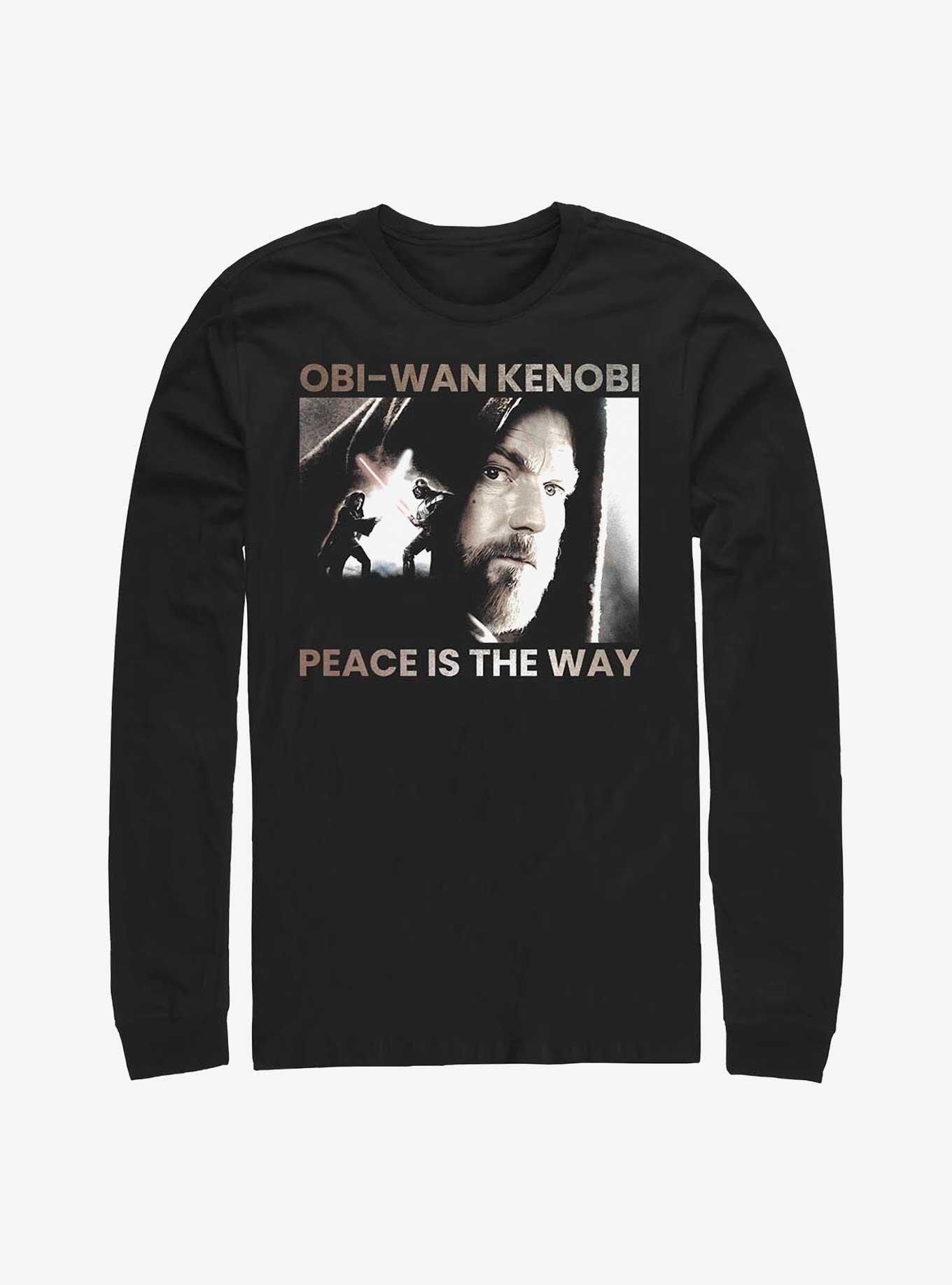 Star Wars Obi-Wan Kenobi Peace Is The Way Long-Sleeve T-Shirt, , hi-res