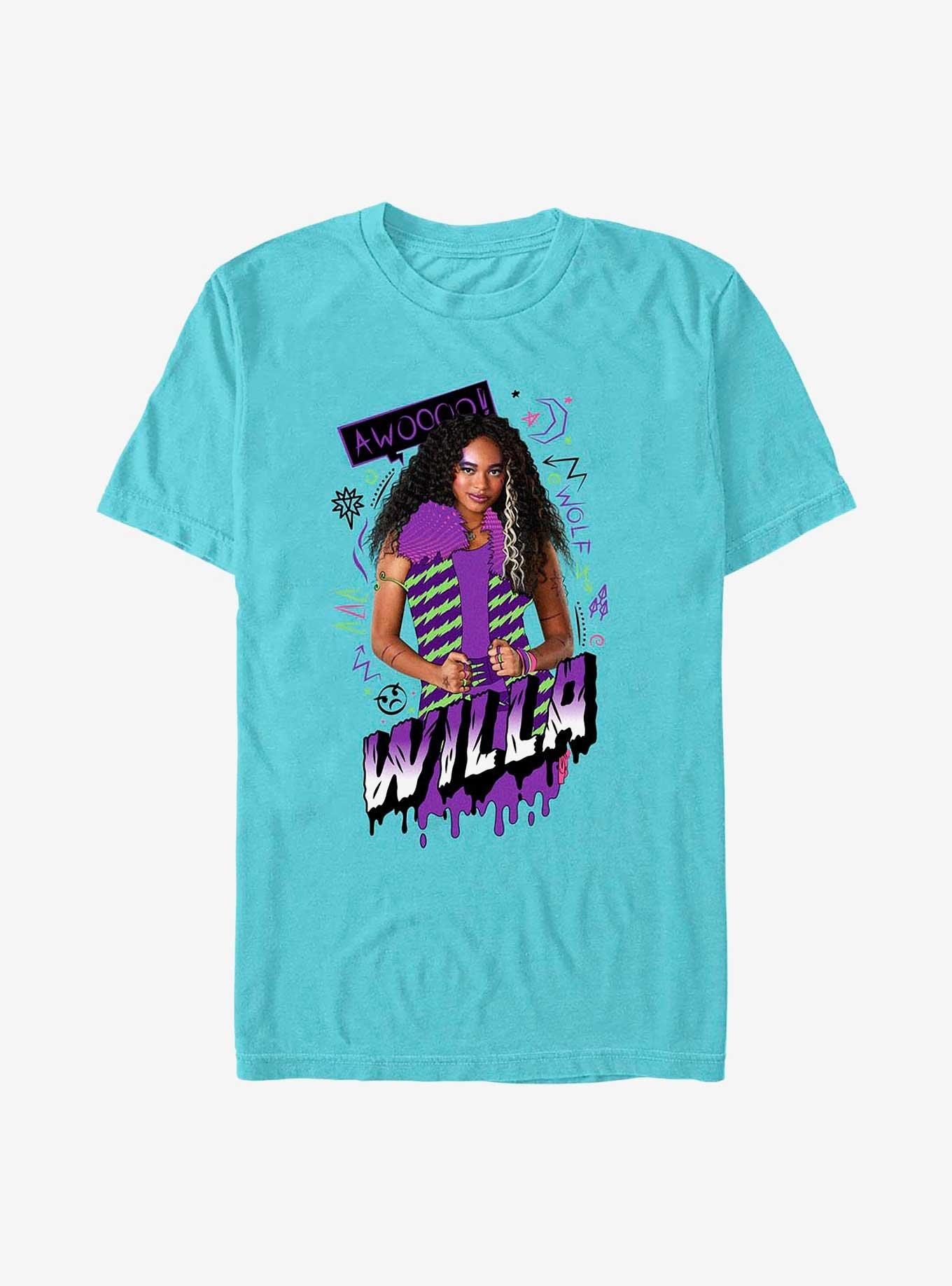 Disney Zombies Willa Wolf T-Shirt, TAHI BLUE, hi-res